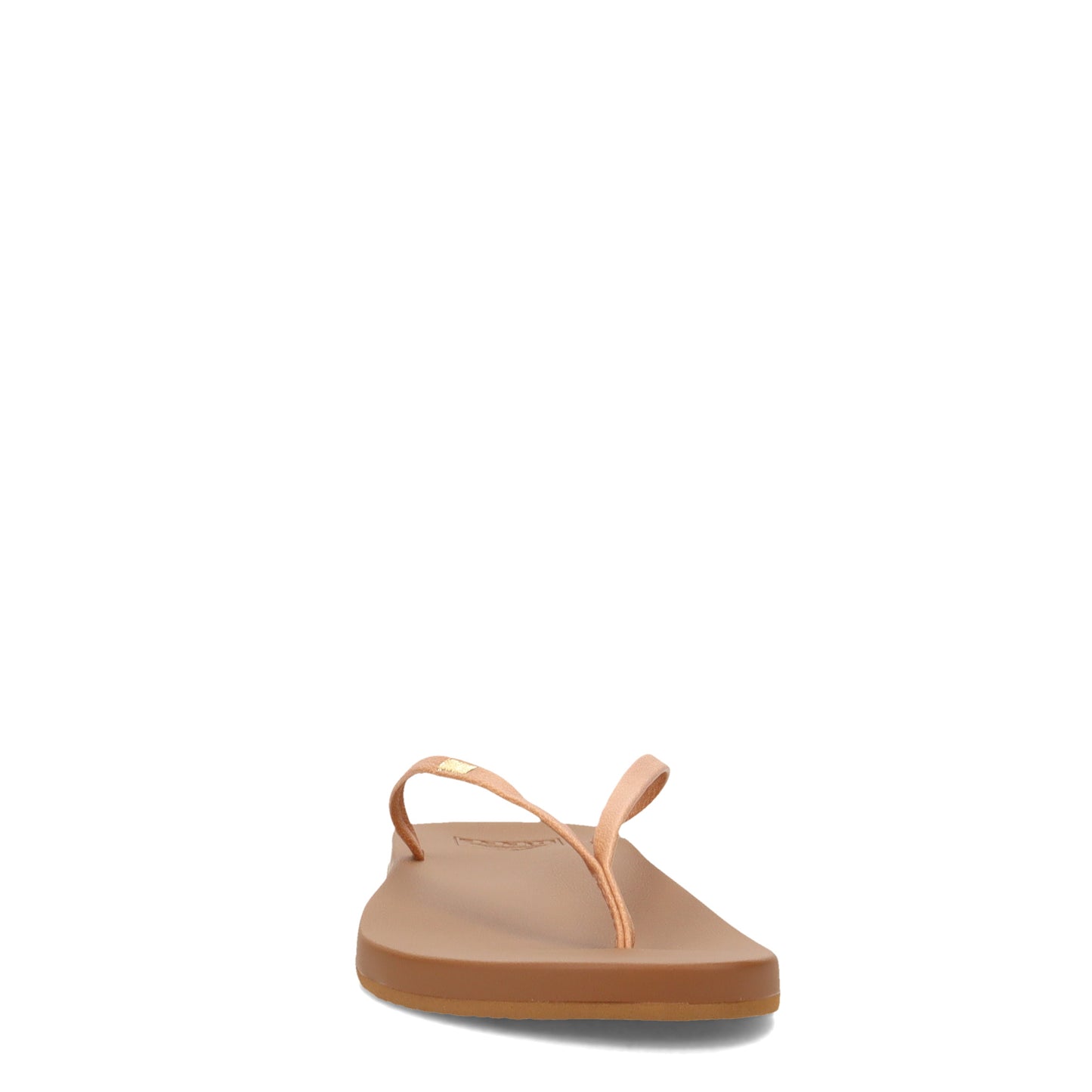 Peltz Shoes Women's Reef Cushion Bounce Slim Sandal Natural CI9320