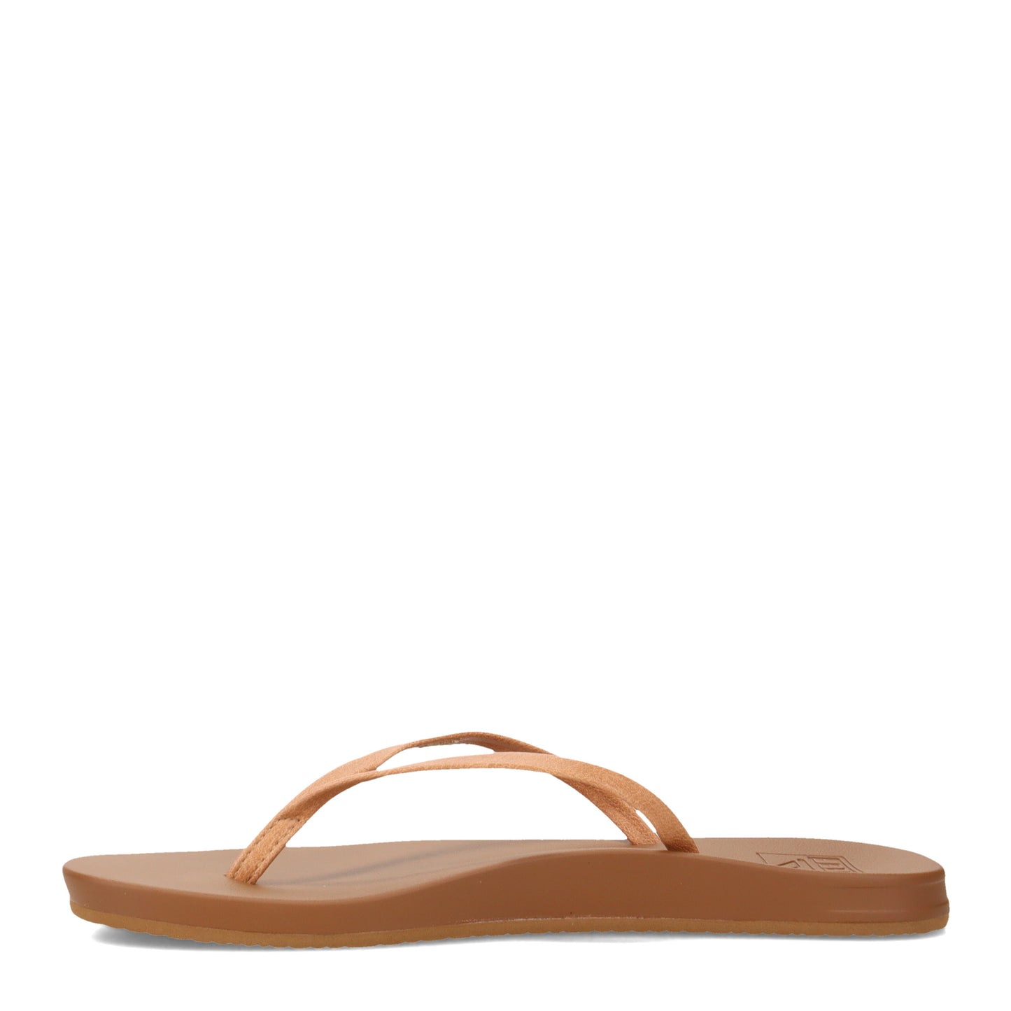 Peltz Shoes Women's Reef Cushion Bounce Slim Sandal Natural CI9320