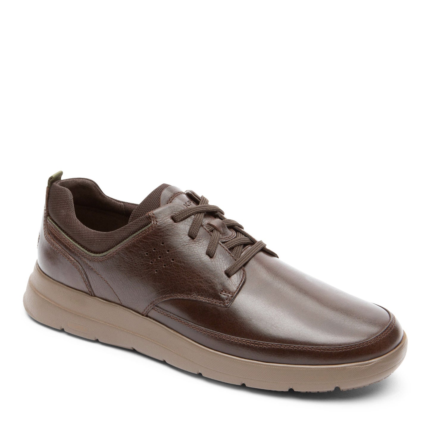 Peltz Shoes Men's Rockport truFLEX Cayden Plain Toe Oxford JAVA CI9638