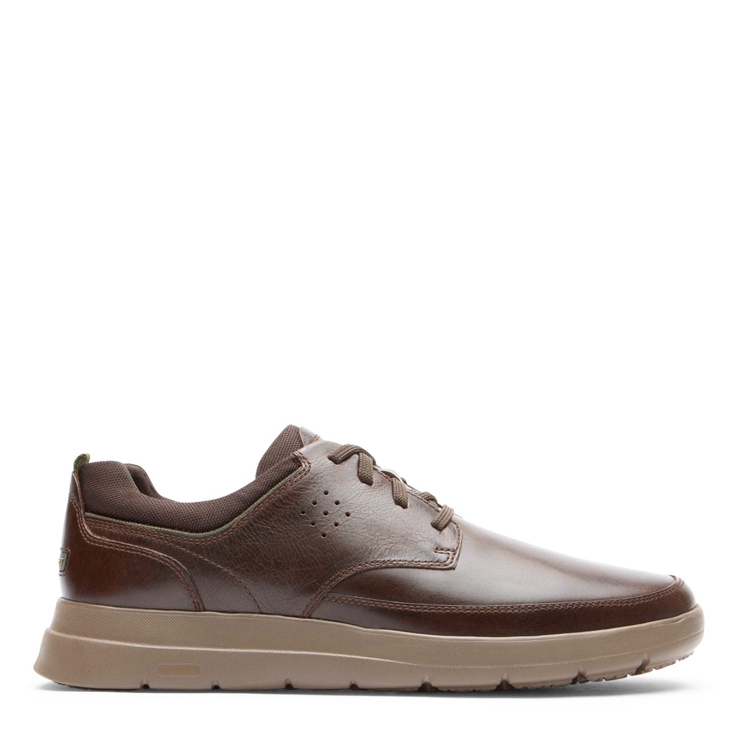 Peltz Shoes Men's Rockport truFLEX Cayden Plain Toe Oxford JAVA CI9638