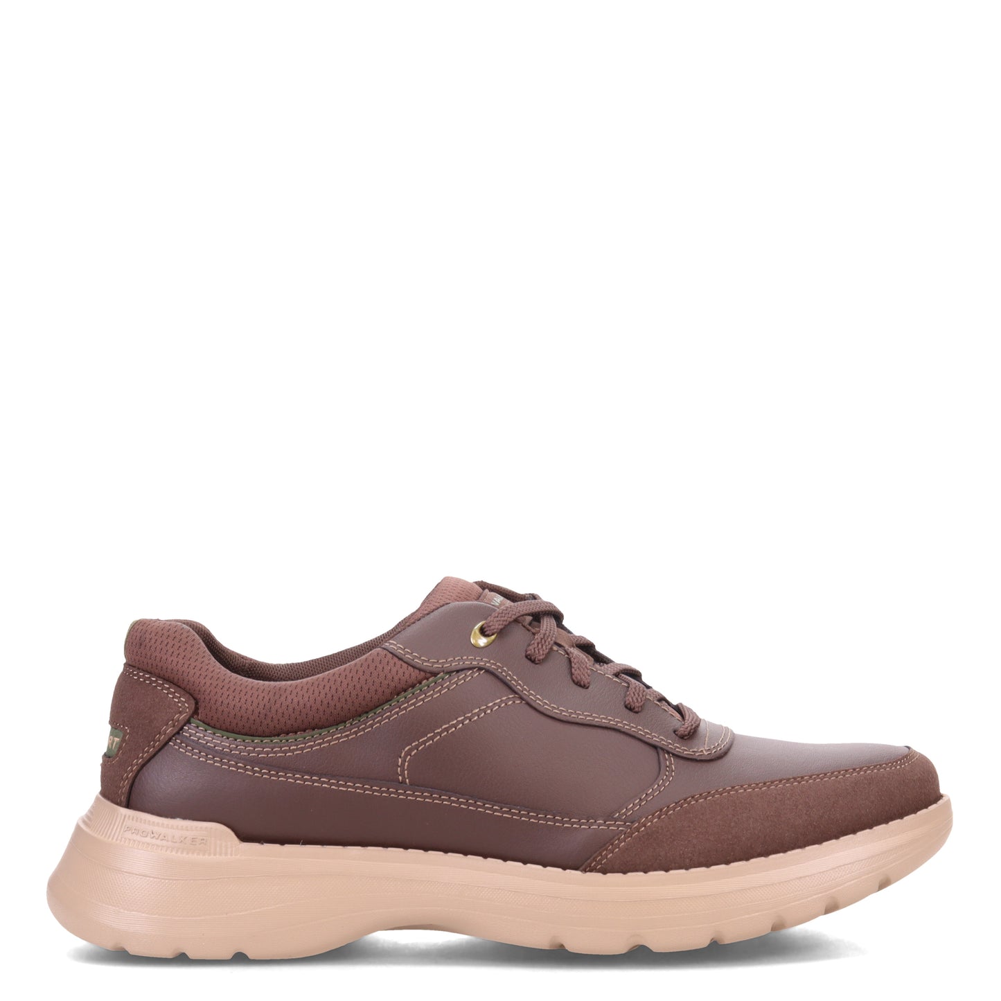 Peltz Shoes Men's Rockport 6000 ProWalker Sneaker DARK BROWN CI9738
