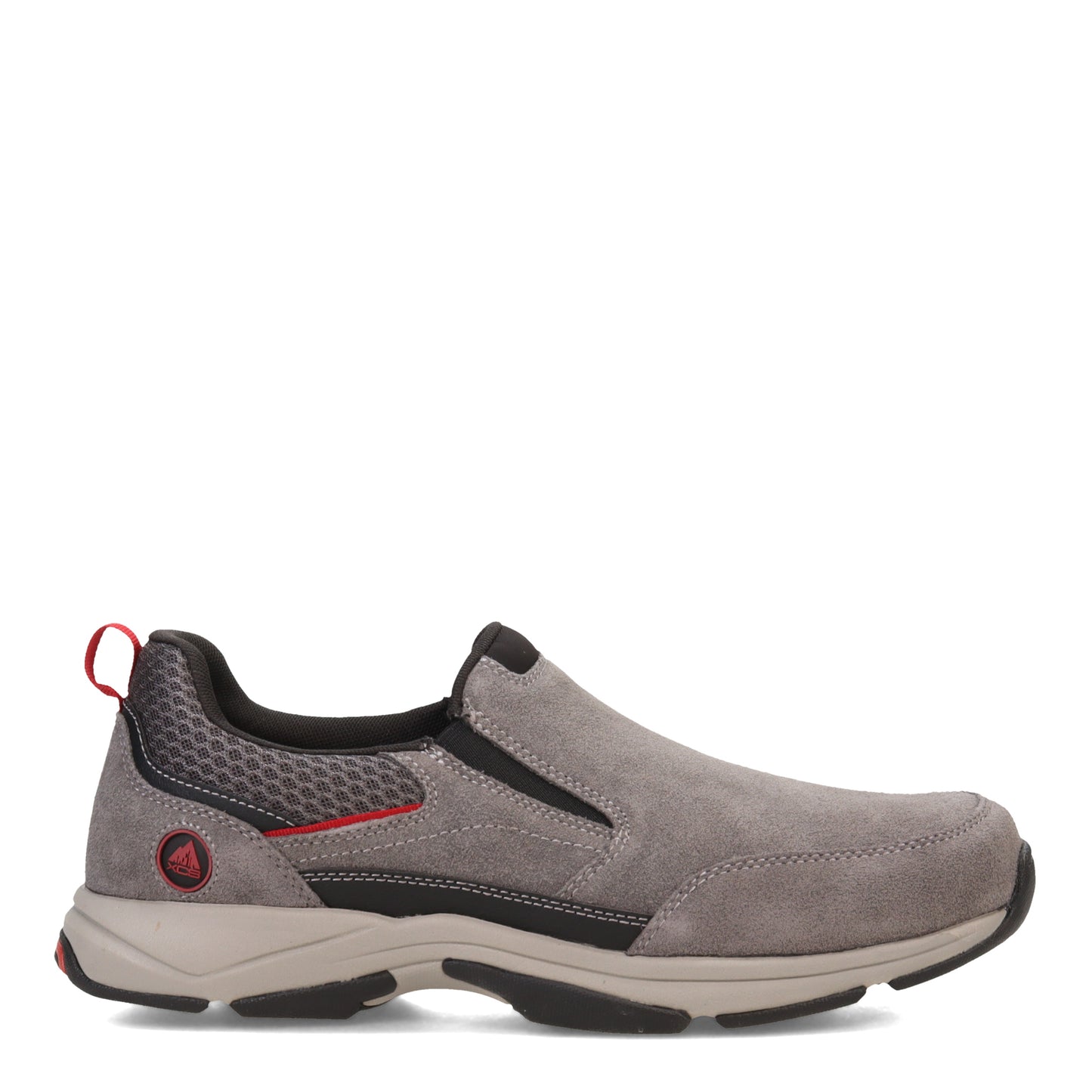 Peltz Shoes Men's Rockport Chranson Slip-On Sneaker STEEL CJ0090