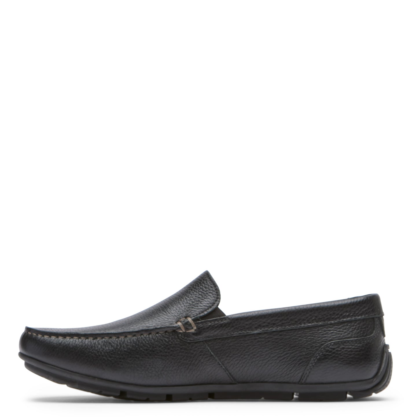 Peltz Shoes Men's Rockport Warner Venetian Loafer Black CJ1442