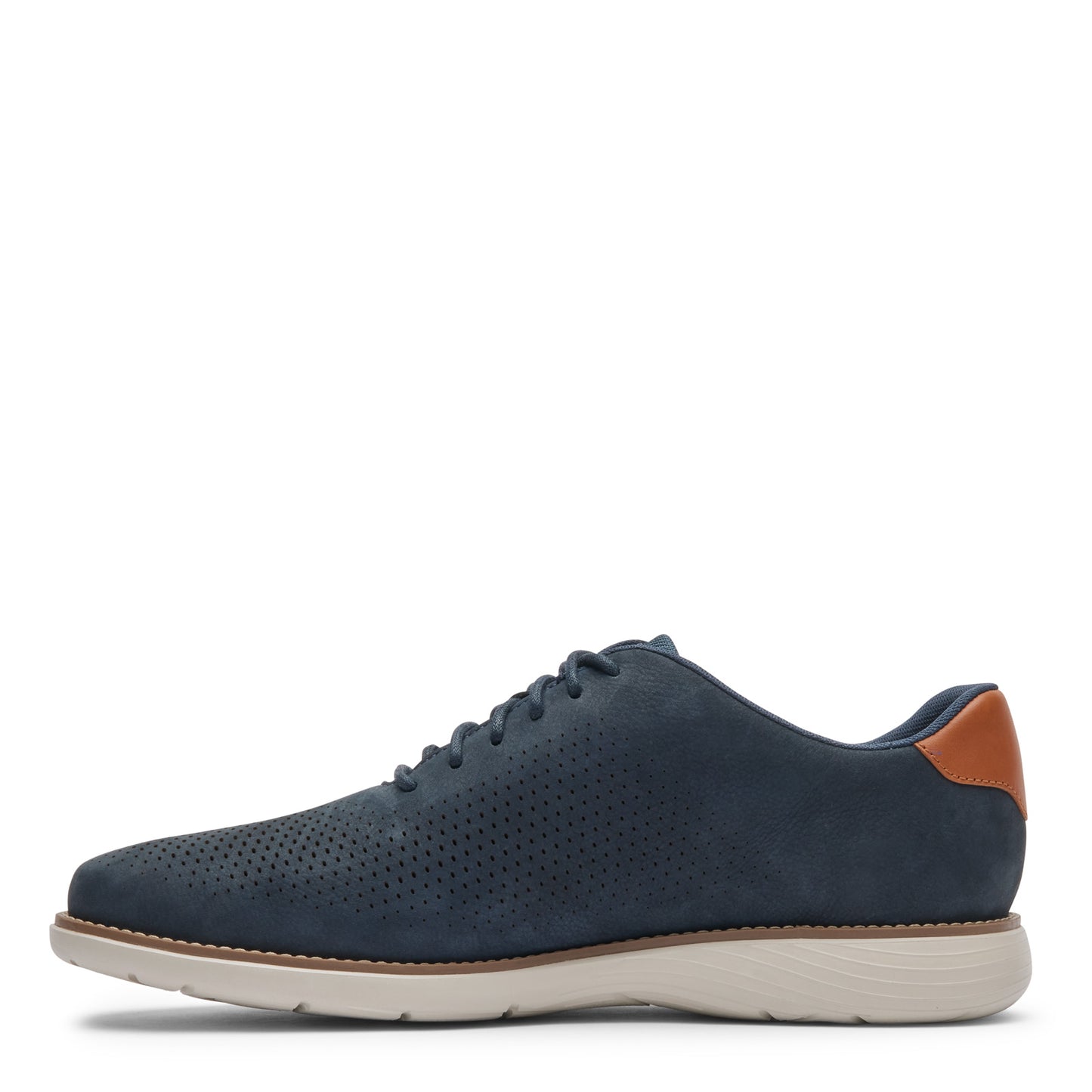 Peltz Shoes Men's Rockport Garett Modern Oxford Dress Blue CJ2510