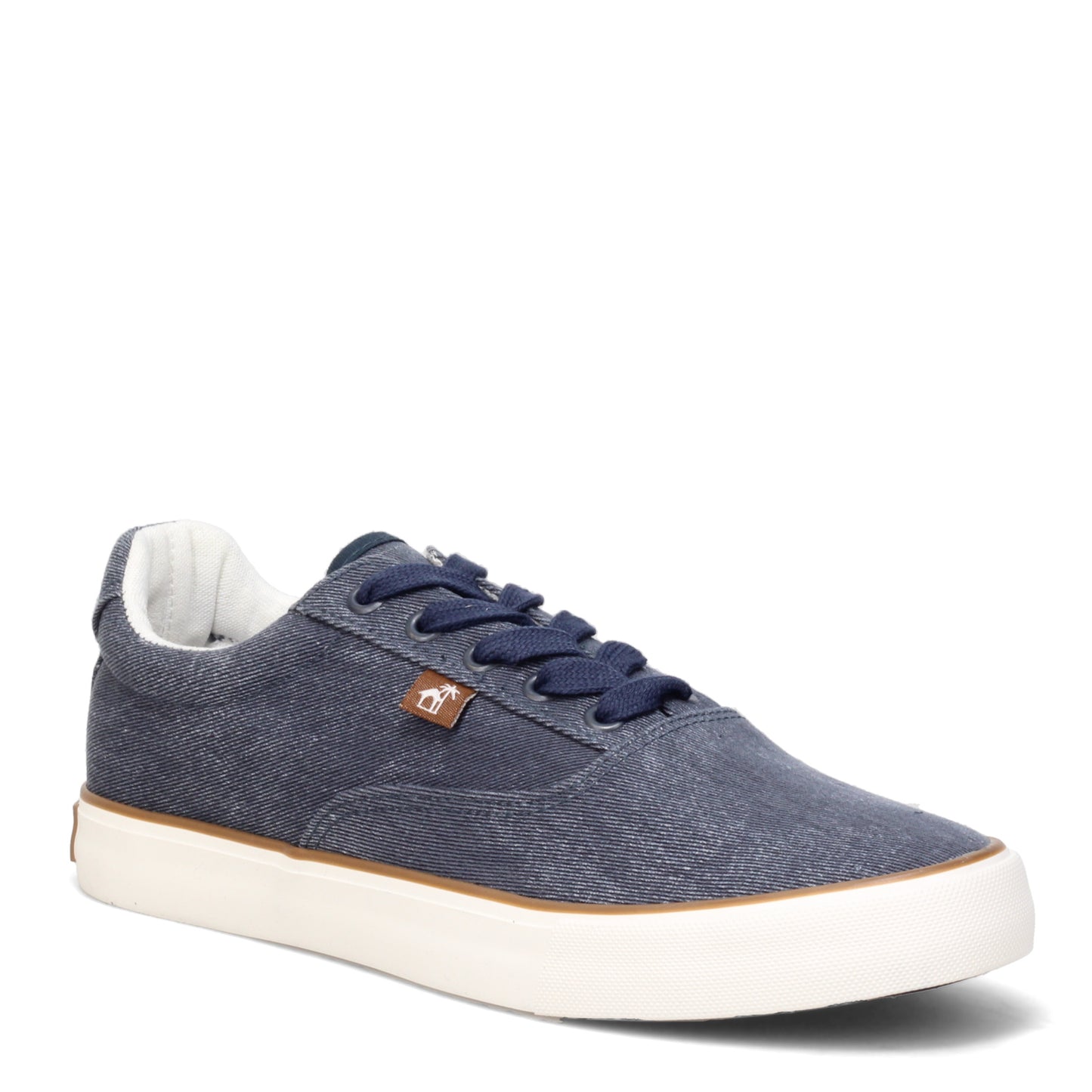 Peltz Shoes Men's Carribean Joe Rica Canvas Sneaker NAVY WHITE CJMS22101-13U1