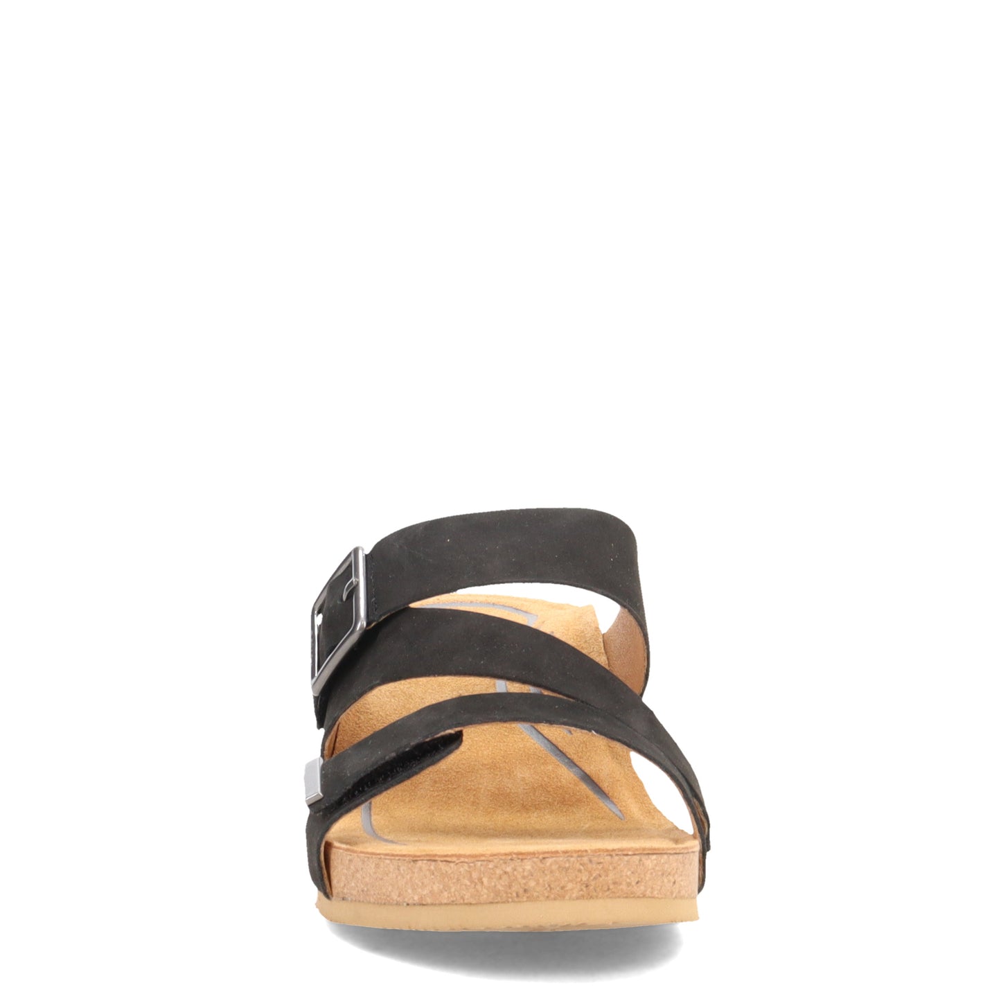 Peltz Shoes Women's Aetrex Kimmy Sandal BLACK CK310