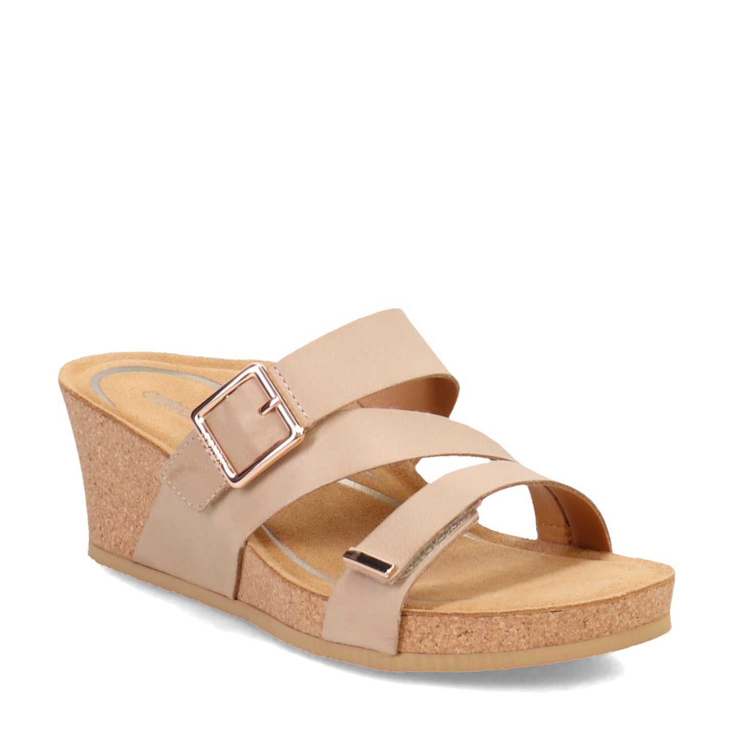 Peltz Shoes Women's Aetrex Kimmy Sandal IVORY CK311
