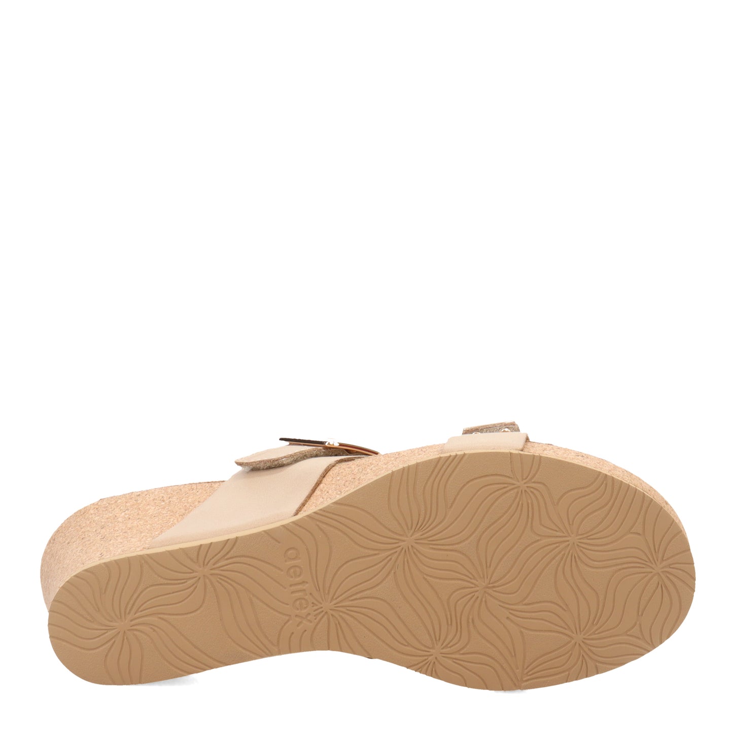 Peltz Shoes Women's Aetrex Kimmy Sandal IVORY CK311