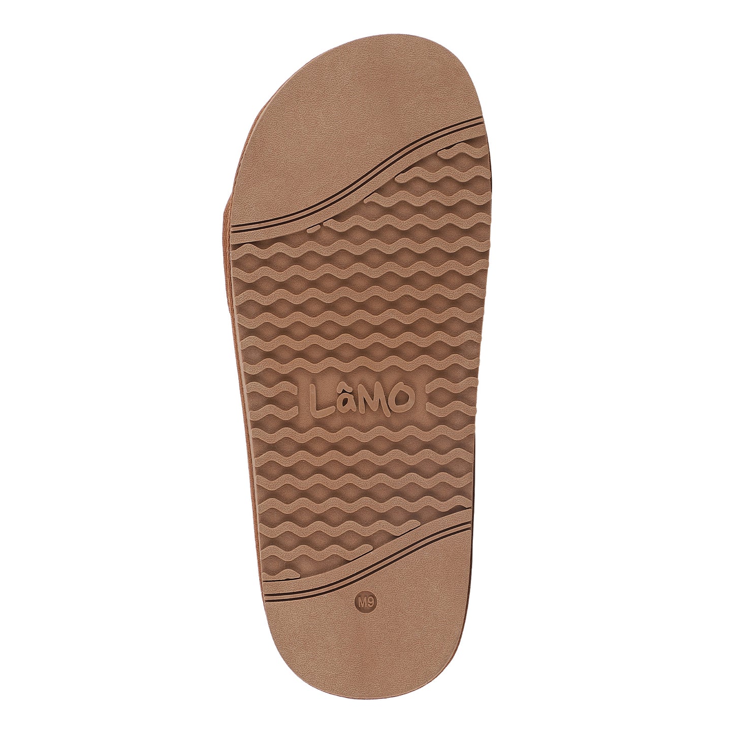 Peltz Shoes Men's Lamo APMA Open Toe Wrap Slipper CHESTNUT CM2337-CNT