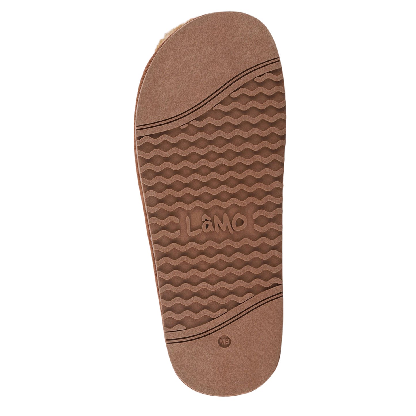 Peltz Shoes Men's Lamo APMA Open Toe Wrap Slipper - Wide Width CHESTNUT CM2337WD-CNT