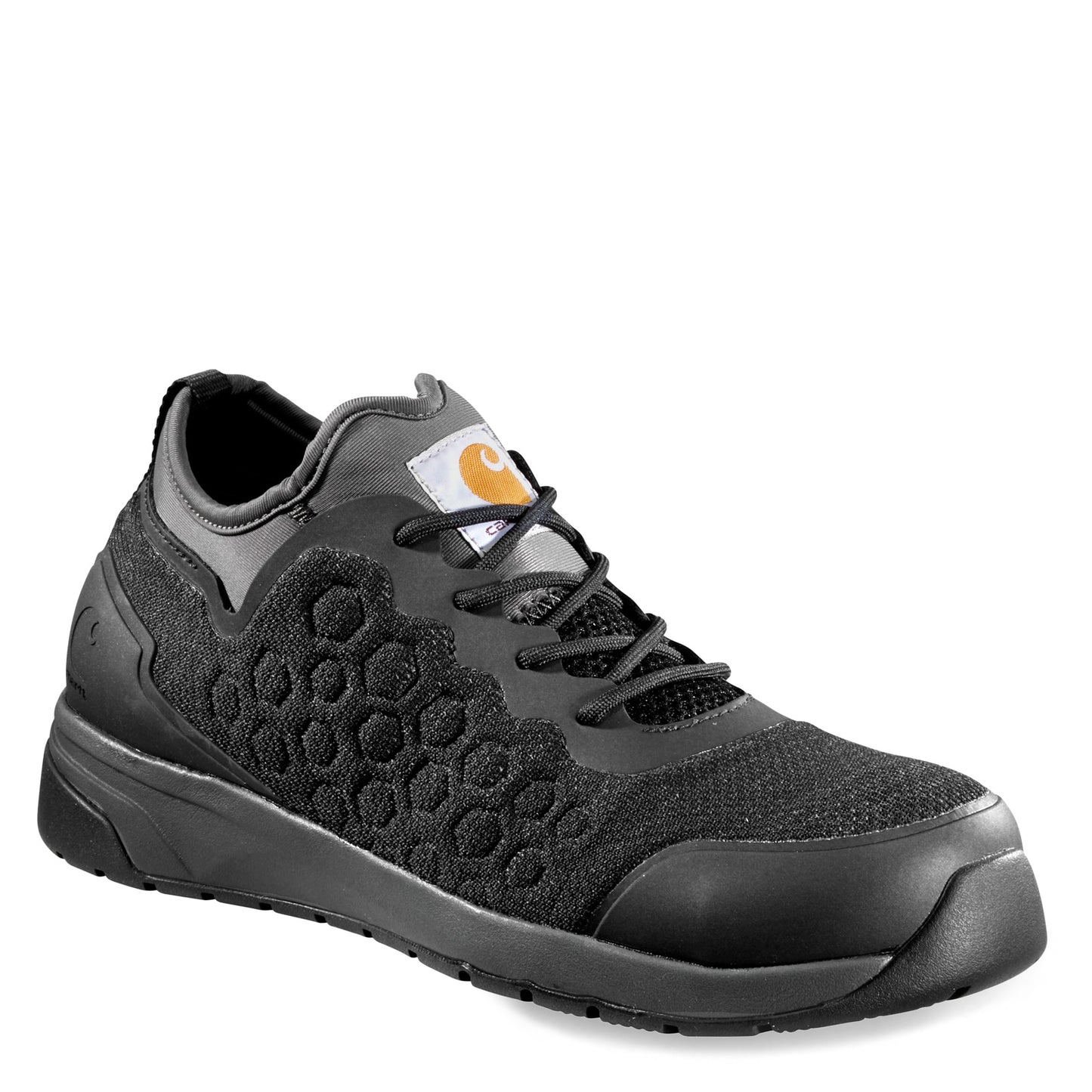 Peltz Shoes Men's Carhartt Force 3 SD Nano Toe Work Shoe BLACK GRAY CMD3461