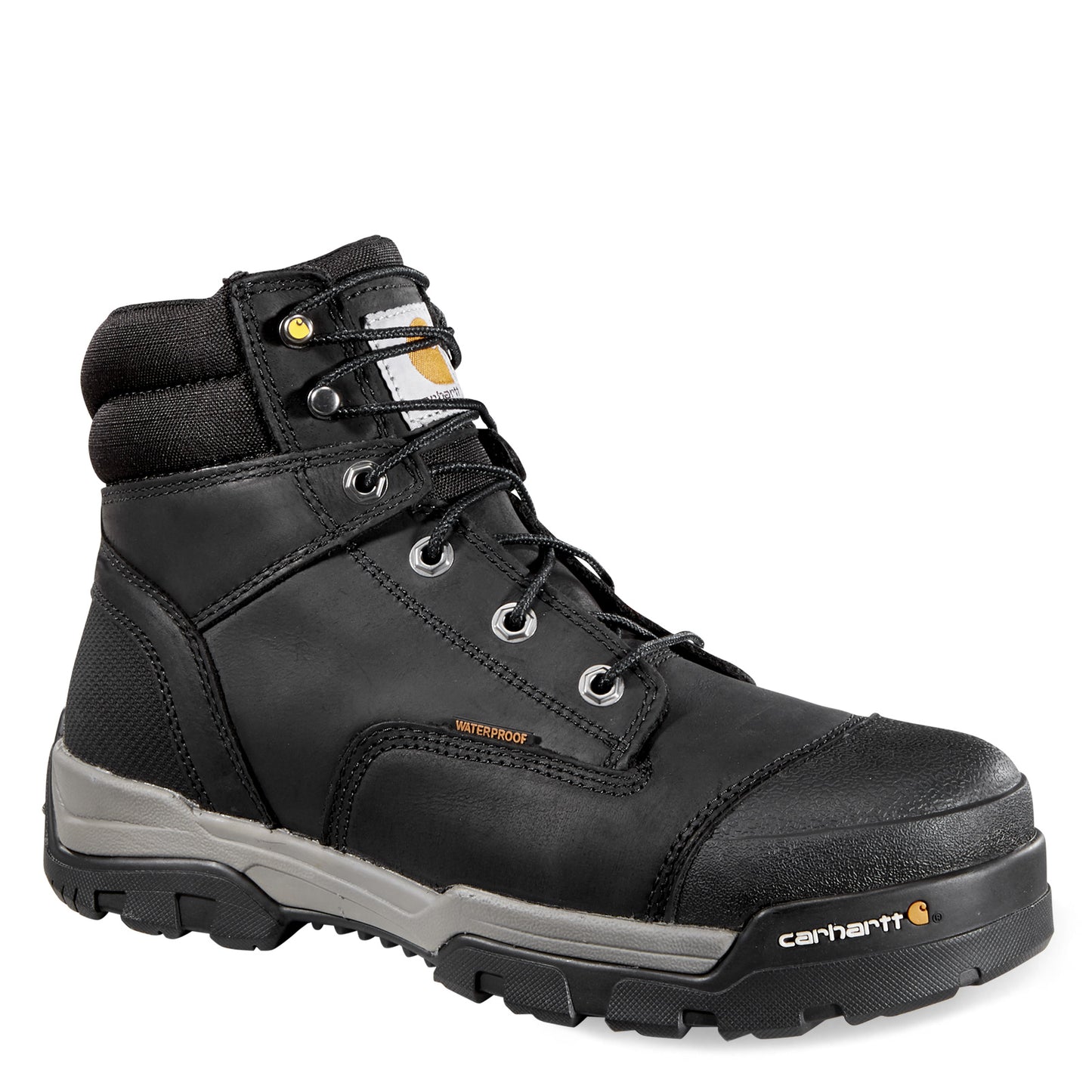 Peltz Shoes Men's Carhartt Ground Force WP 6in CT Boot BLACK CME6351