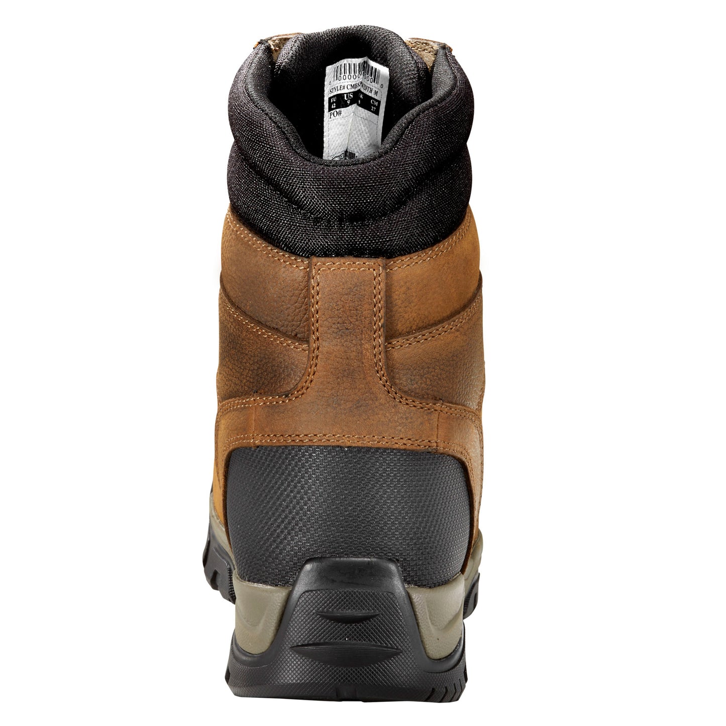 Peltz Shoes Men's Carhartt Ground Force WP INS 8 in Soft Toe Boot BROWN CME8047