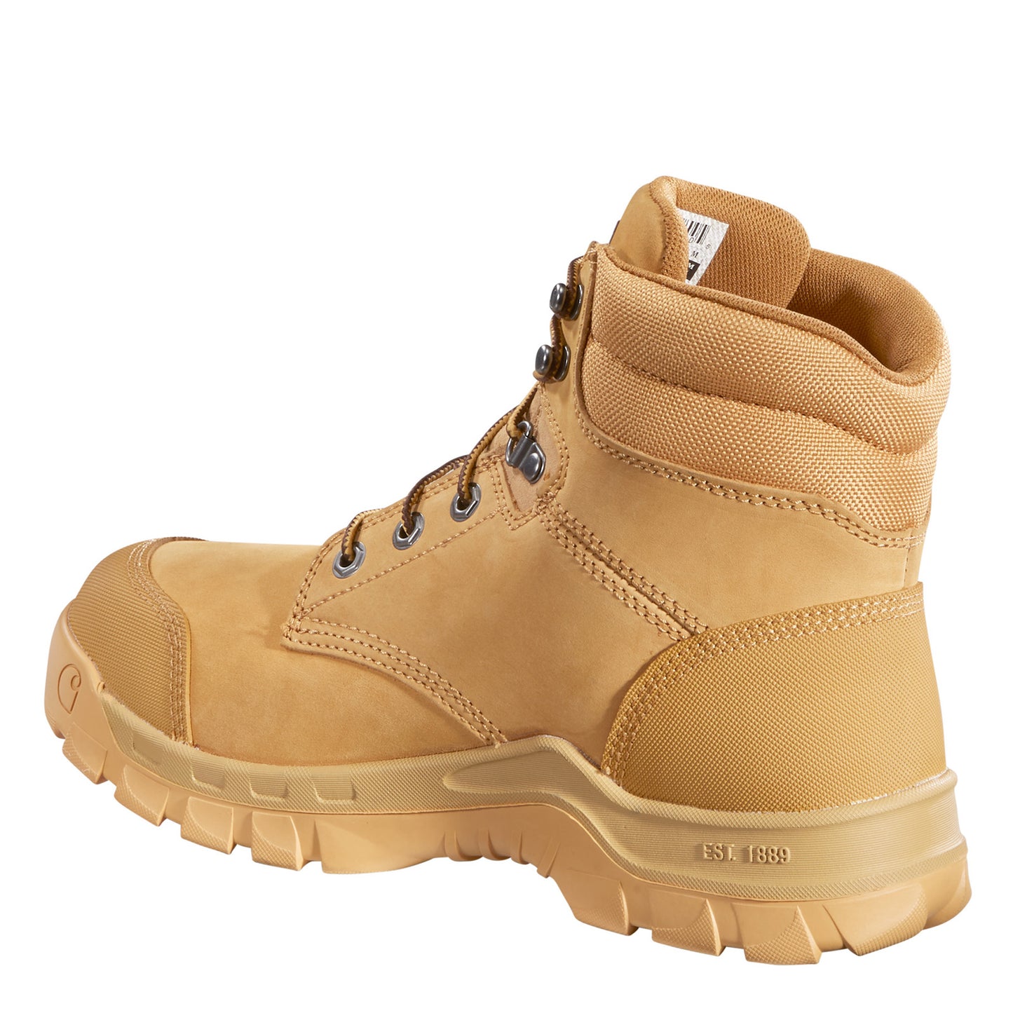 Peltz Shoes Men's Carhartt Rugged Flex WP 6in Soft Toe Work Boot WHEAT CMF6056