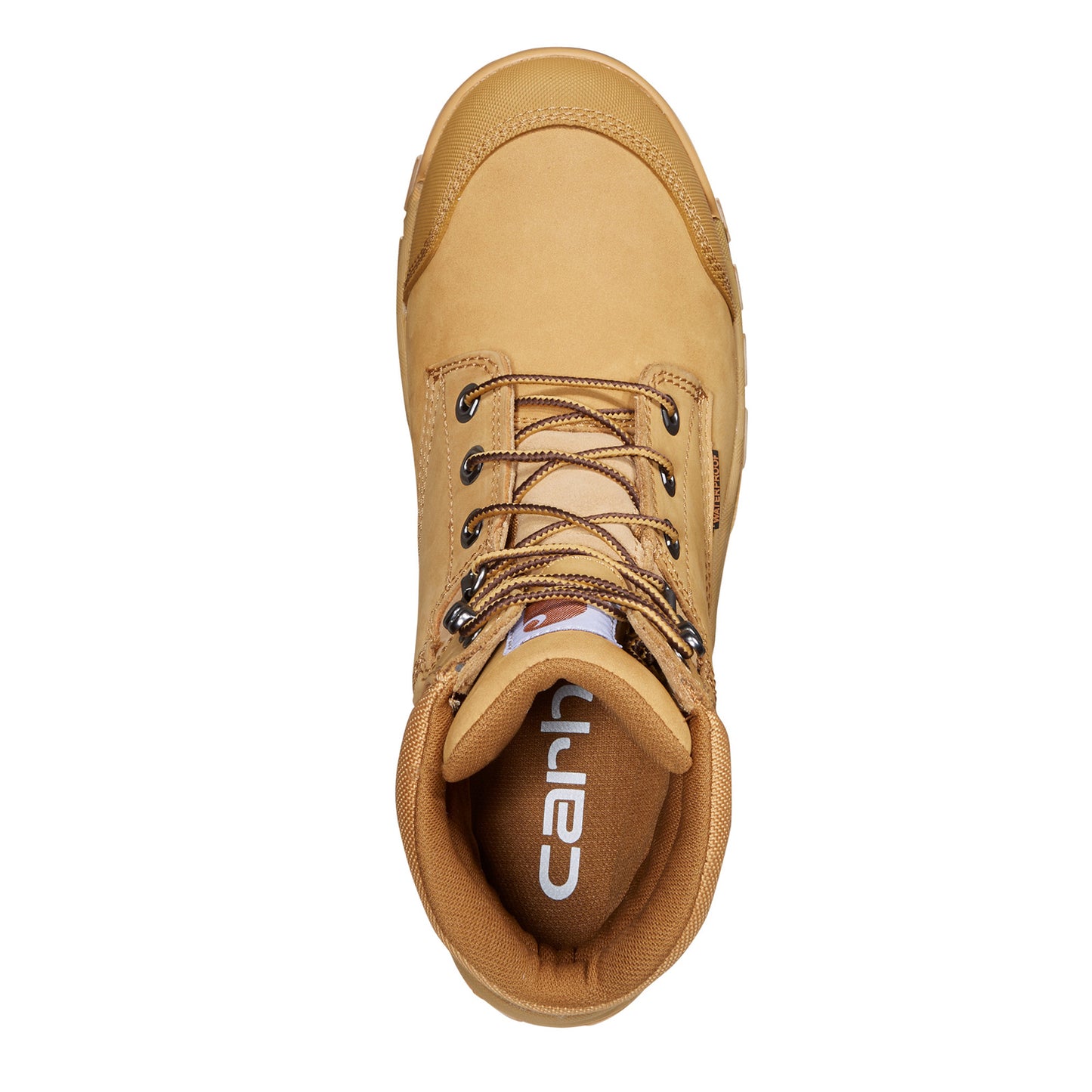 Peltz Shoes Men's Carhartt Rugged Flex WP 6in Soft Toe Work Boot WHEAT CMF6056