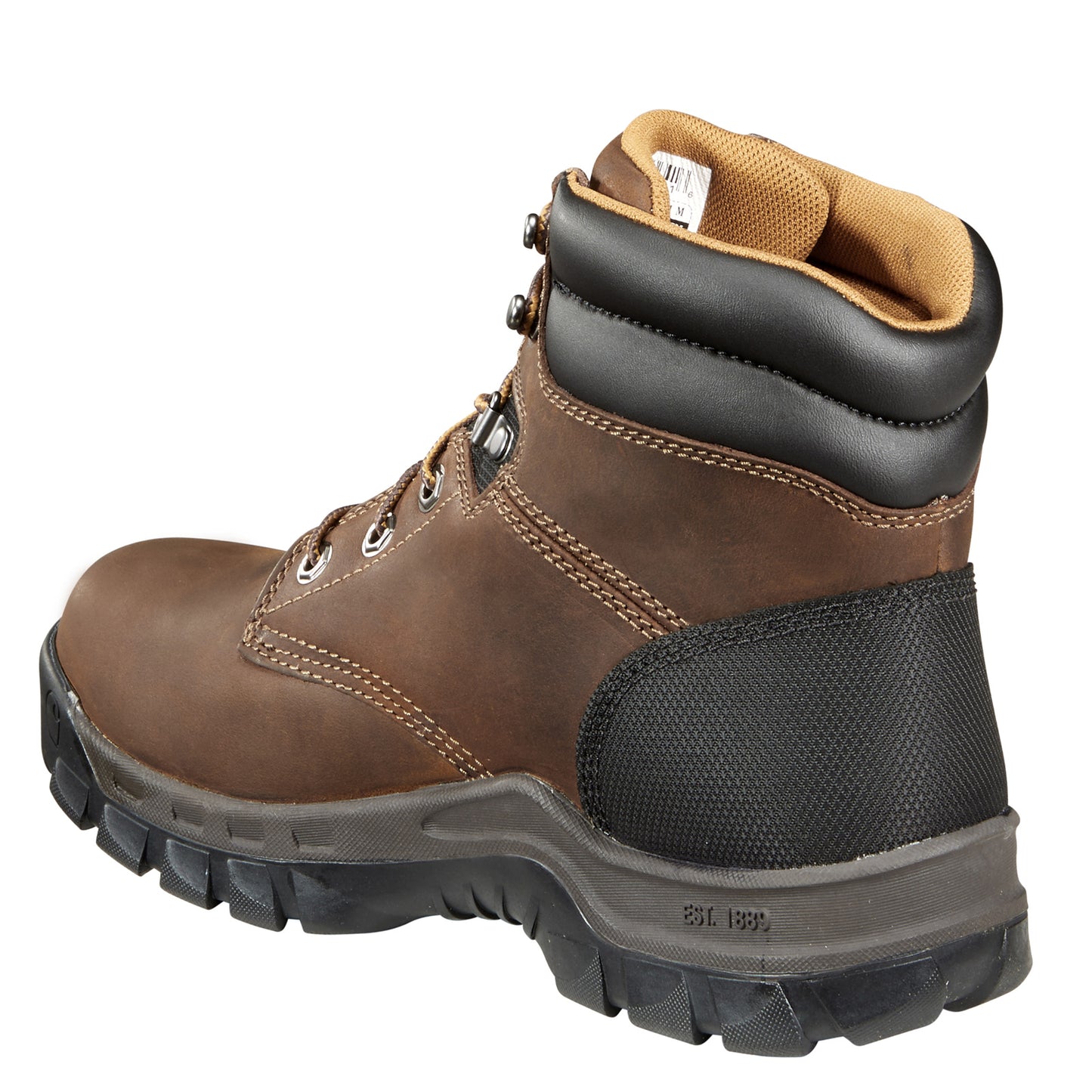Peltz Shoes Men's Carhartt Rugged Flex 6in Soft Toe Work Boot BROWN OILED CMF6066