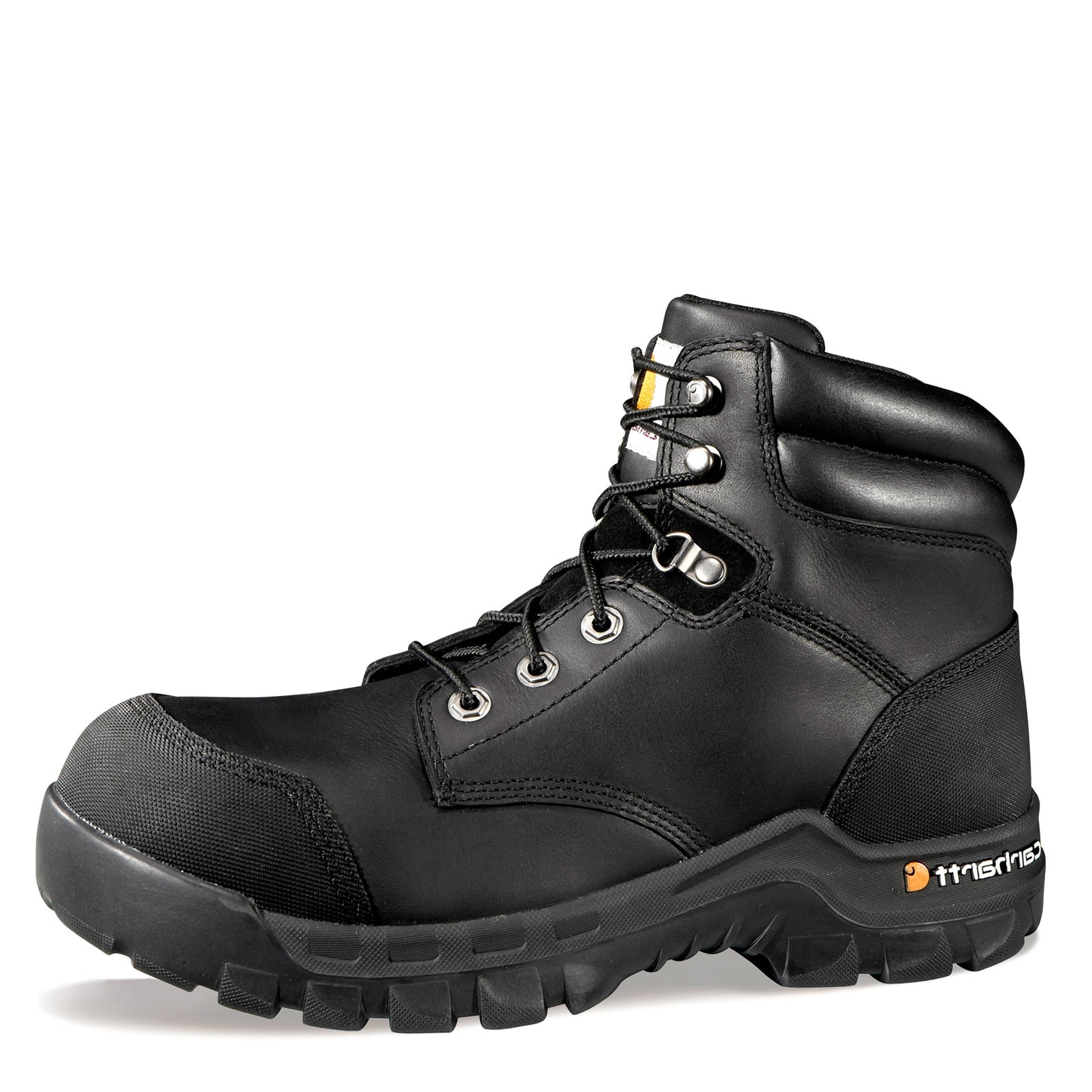 Peltz Shoes Men's Carhartt Rugged Flex WP 6in Composite Toe Boot BLACK CMF6371