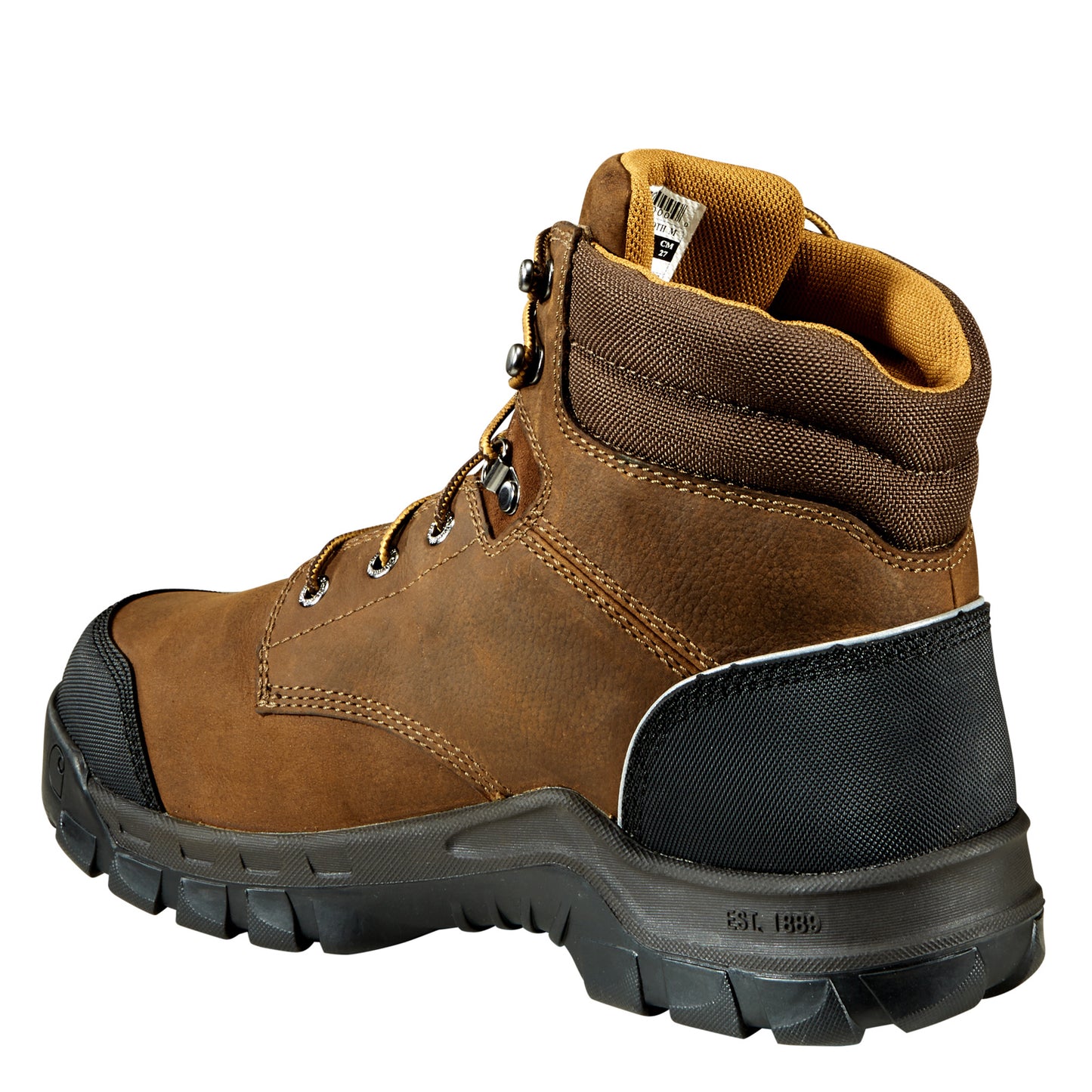 Peltz Shoes Men's Carhartt Rugged Flex WP 6in CT Work Boot BROWN OILED CMF6720