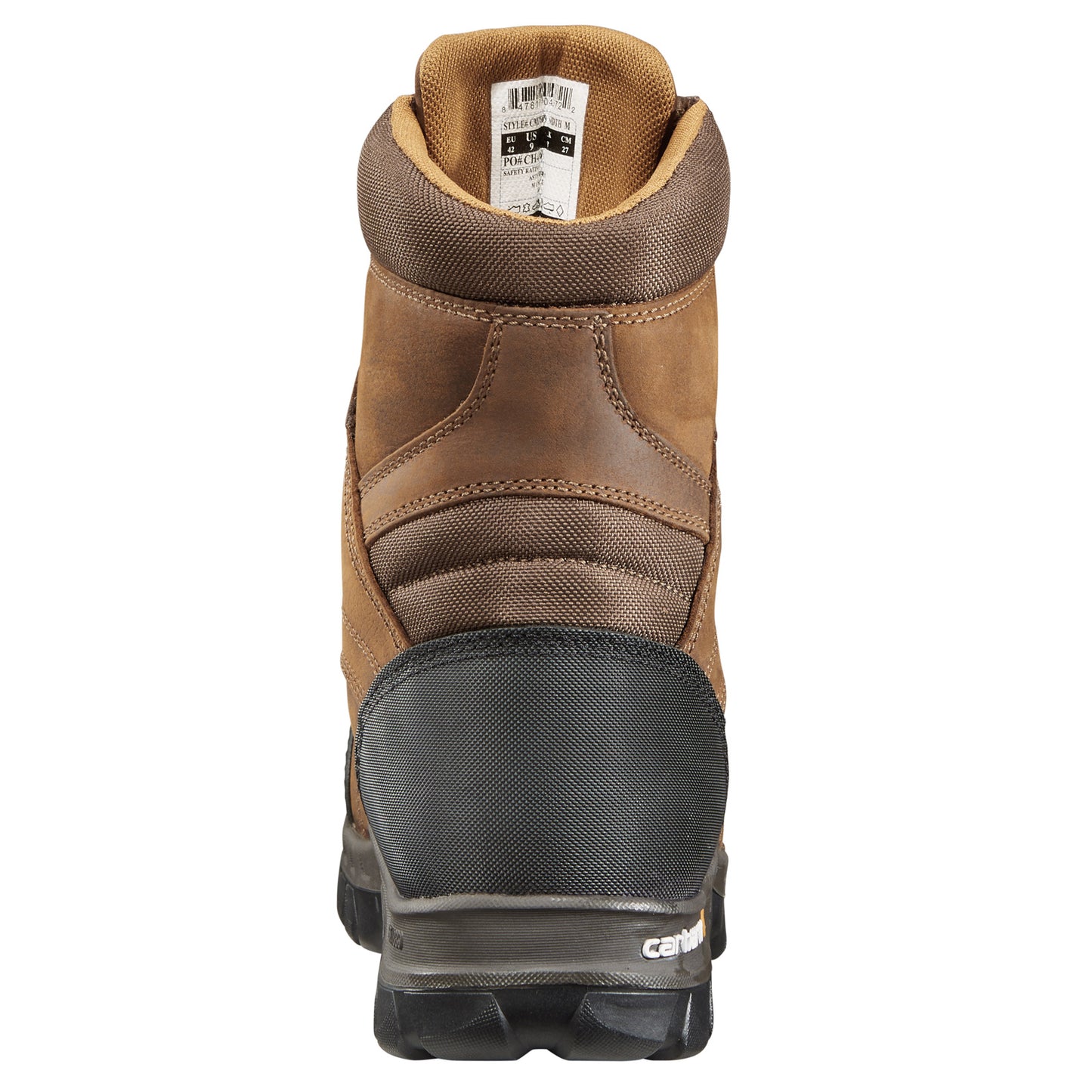 Peltz Shoes Men's Carhartt Rugged Flex WP Ins 8in CT Work Boot BROWN OILED CMF8389