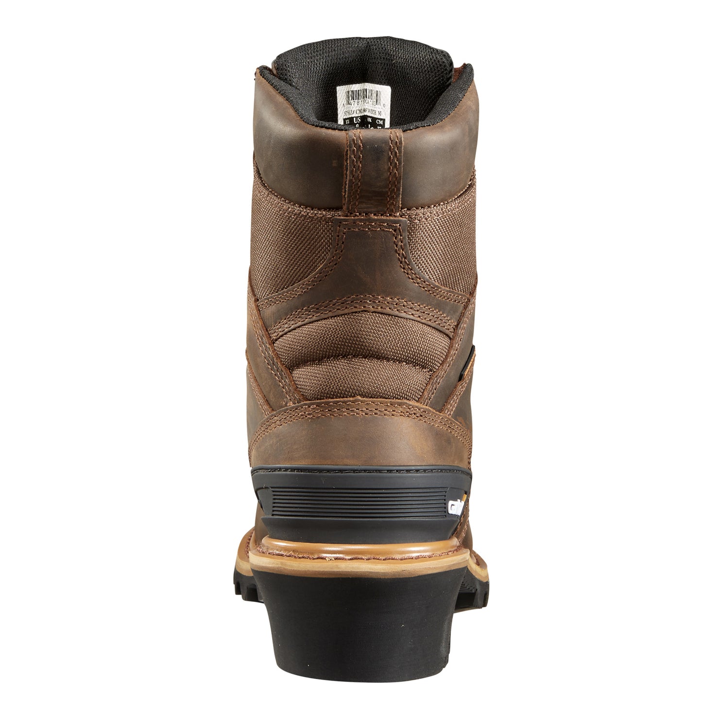 Peltz Shoes Men's Carhartt 8in Climbing Insulated Composite Toe Work Boot BROWN CML8369