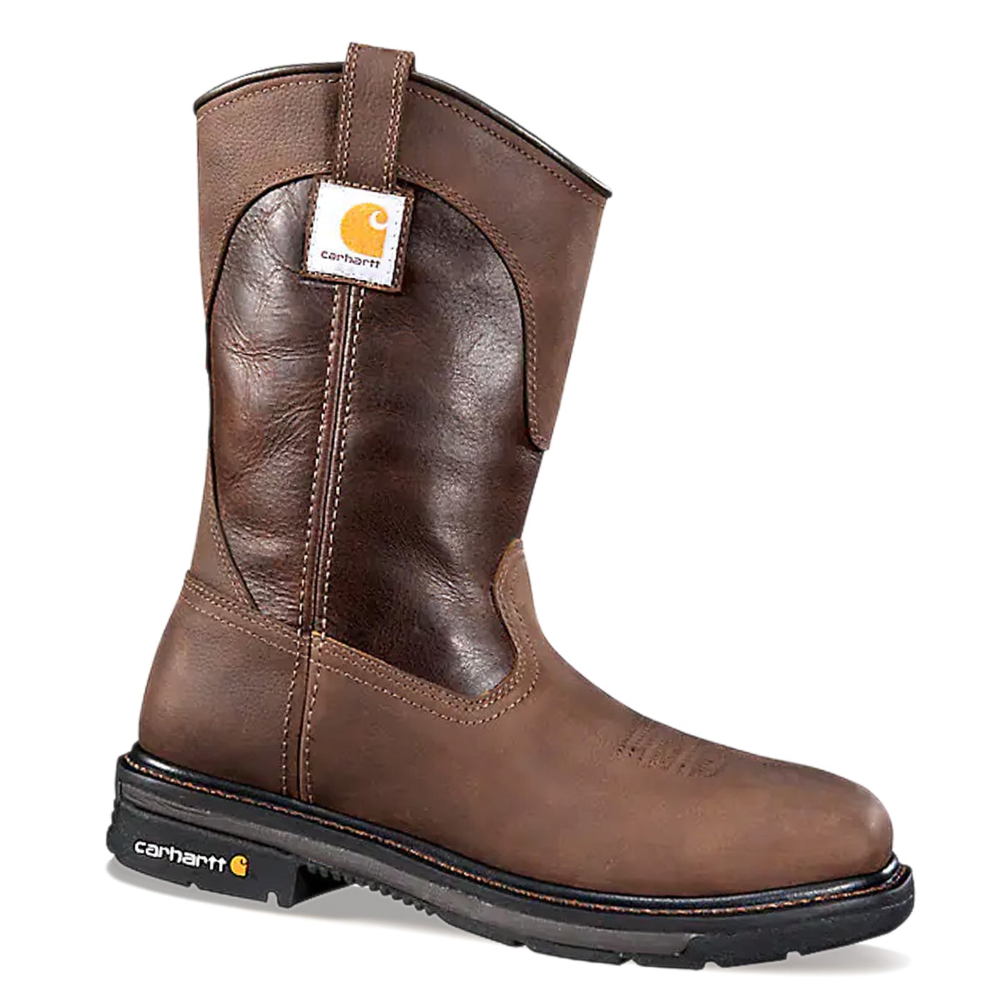 Peltz Shoes Men's Carhartt Rugged Flex 11in Steel Toe Wellington Boot BROWN MIX CMP1218