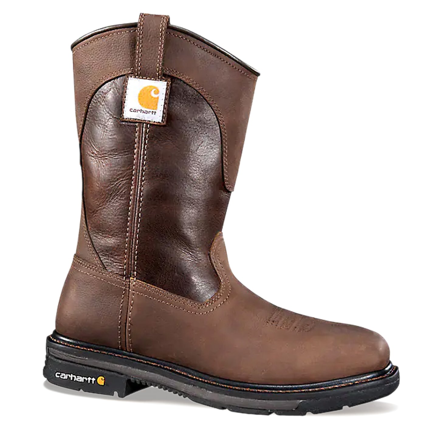 Peltz Shoes Men's Carhartt Rugged Flex 11in Steel Toe Wellington Boot BROWN MIX CMP1218
