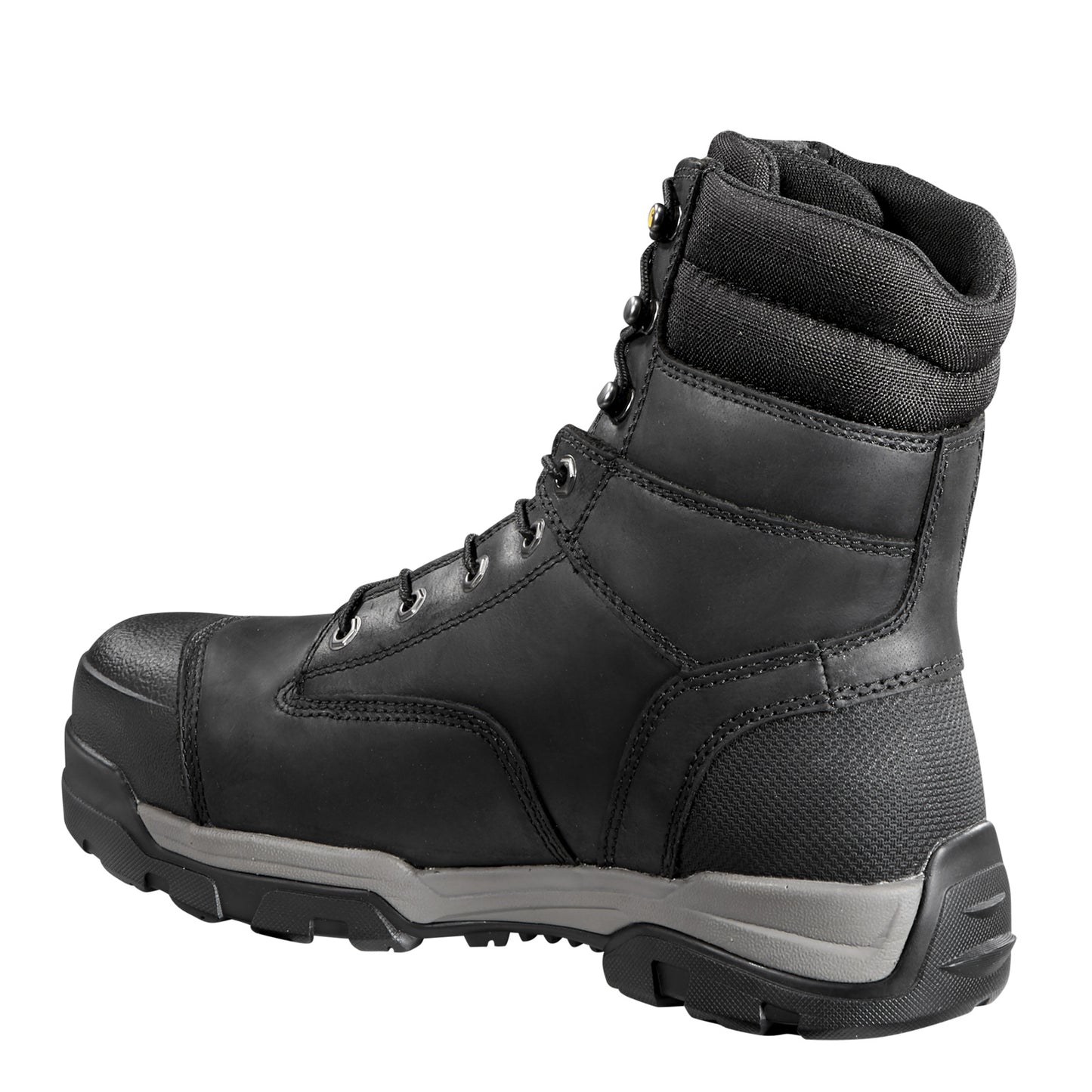 Peltz Shoes Men's Carhartt Ground Force WP INS 8 in CT Boot BLACK CMR8959