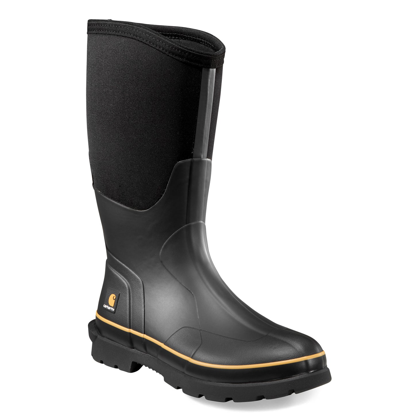 Peltz Shoes Men's Carhartt Mudrunner WP 15in Soft Toe Rubber Boot BLACK CMV1151