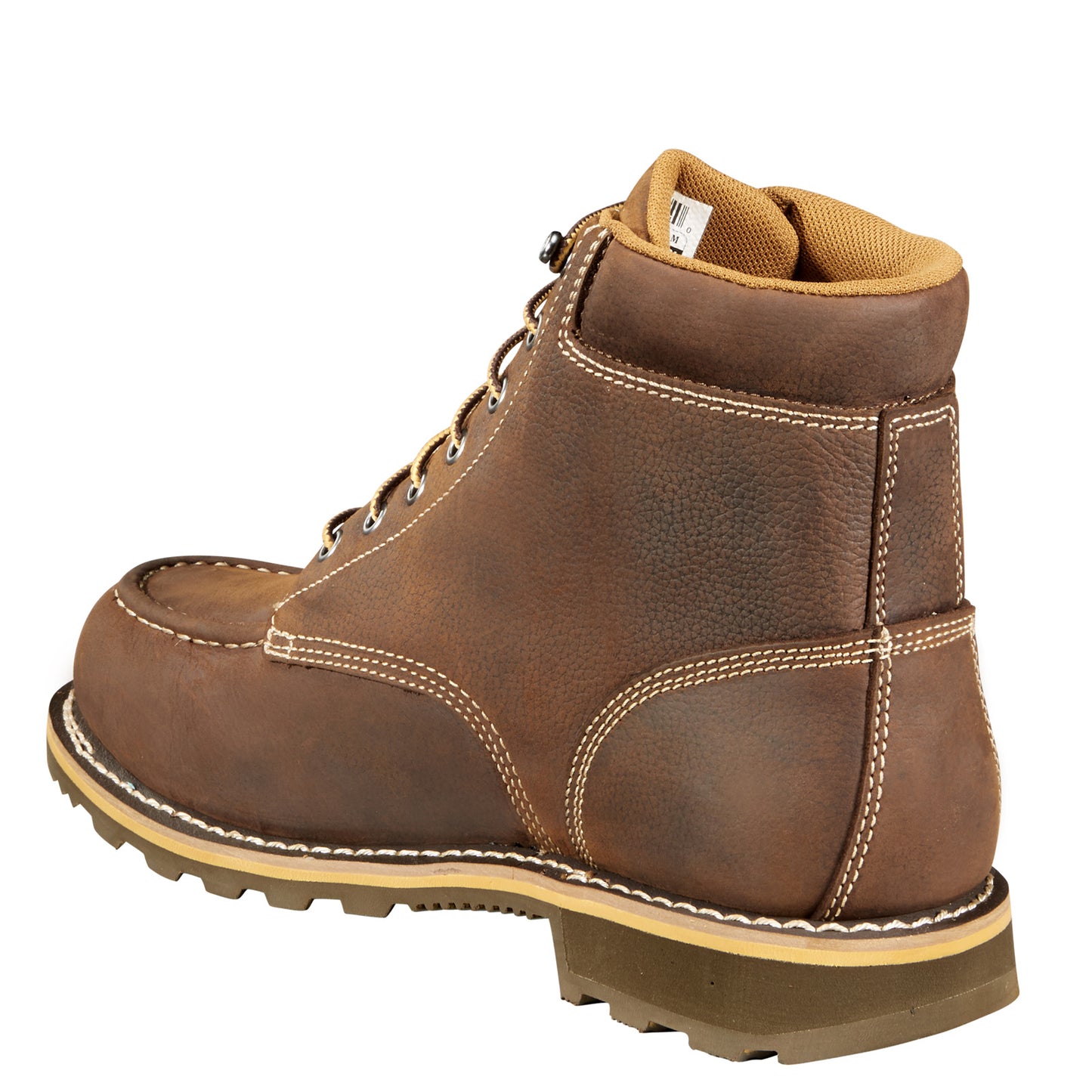 Peltz Shoes Men's Carhartt Traditional Welt 6in WP Moc Toe Boot BROWN CMW6197