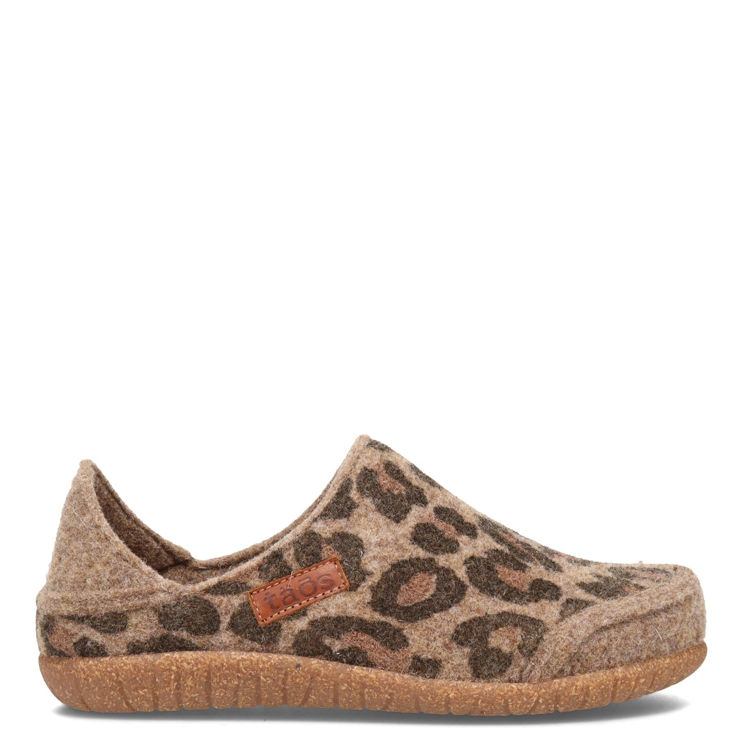 Peltz Shoes Women's Taos Convertawool Slip-On Tan Leopard Wool CNW-3303-TLEW