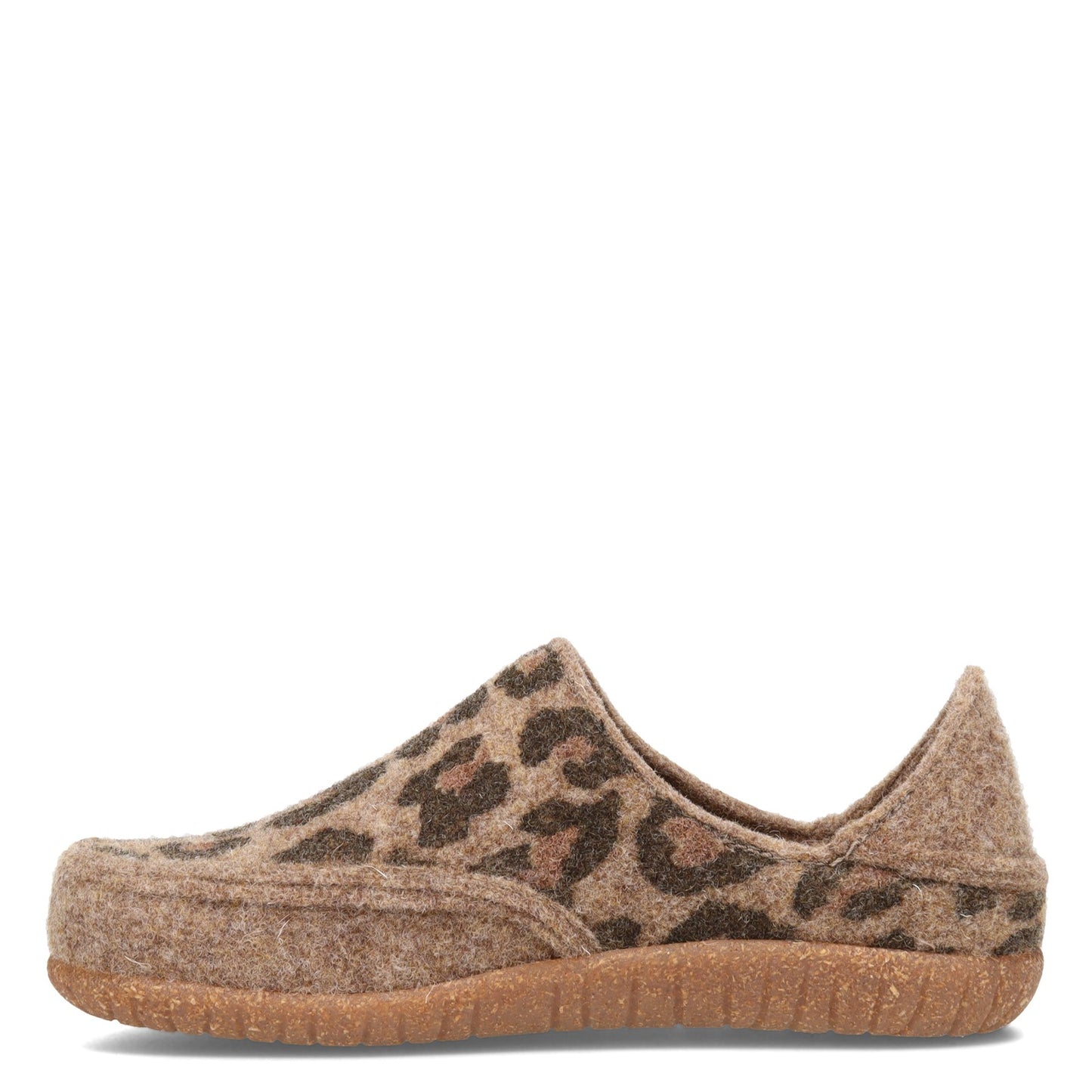 Peltz Shoes Women's Taos Convertawool Slip-On Tan Leopard Wool CNW-3303-TLEW