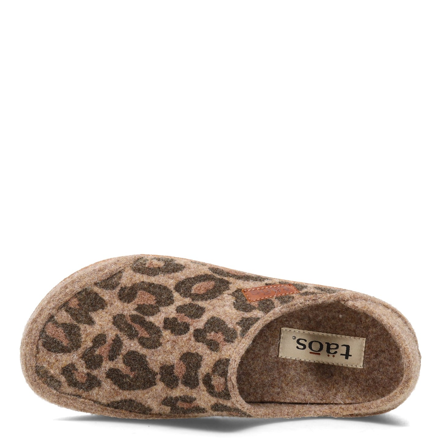 Peltz Shoes Women's Taos Convertawool Slip-On Tan Leopard Wool CNW-3303-TLEW