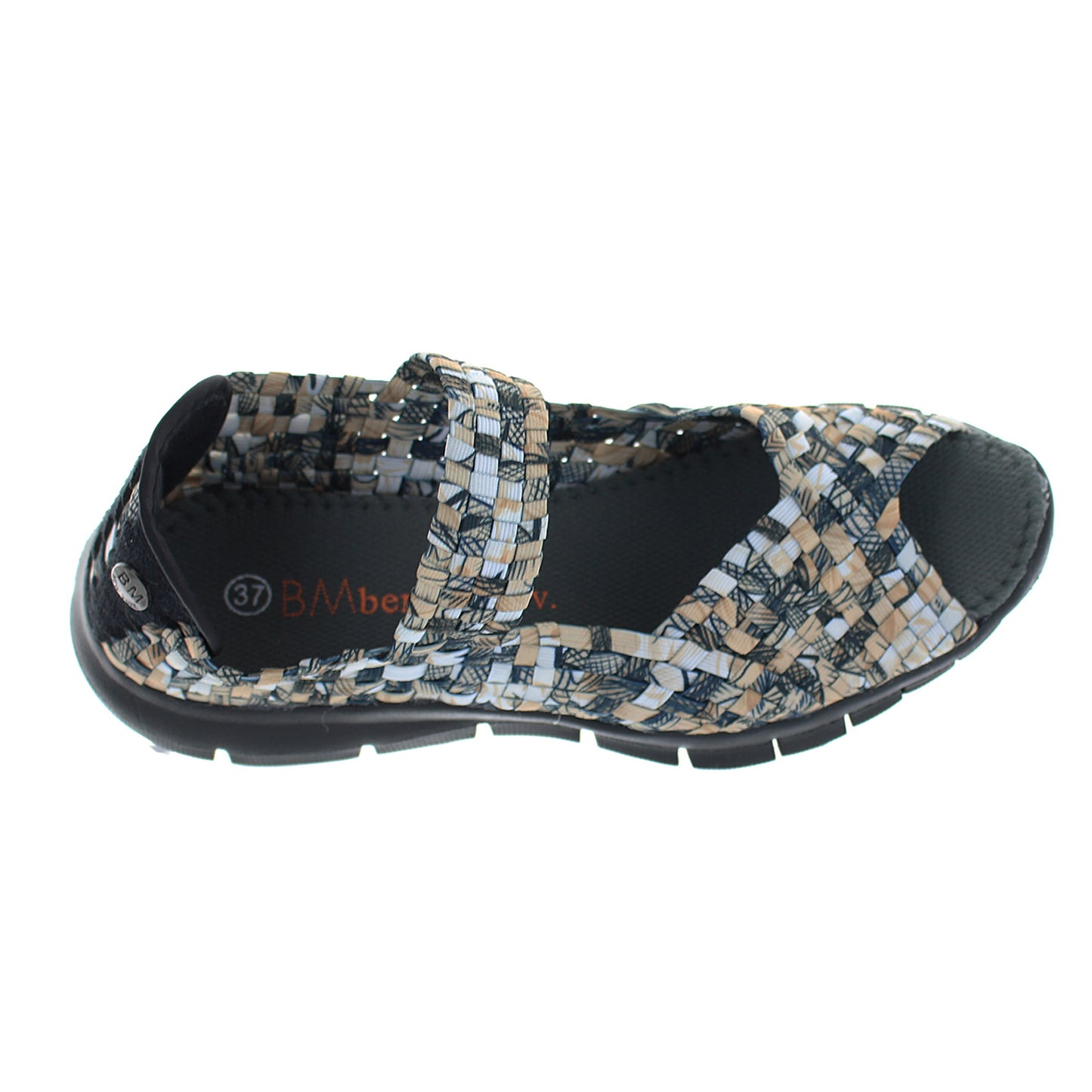 Peltz Shoes Women's Bernie Mev Comfi Sandal STRAW COMFI STRAW