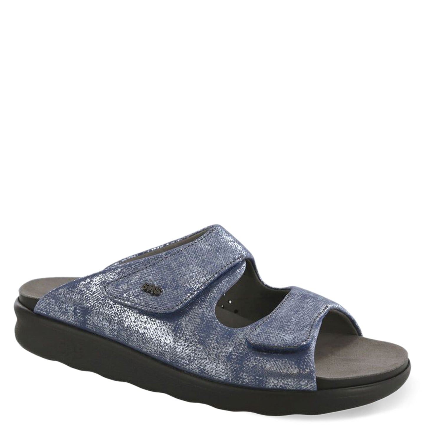 Peltz Shoes Women's SAS Cozy Sandal SILVER BLUE COZY SILBLUE
