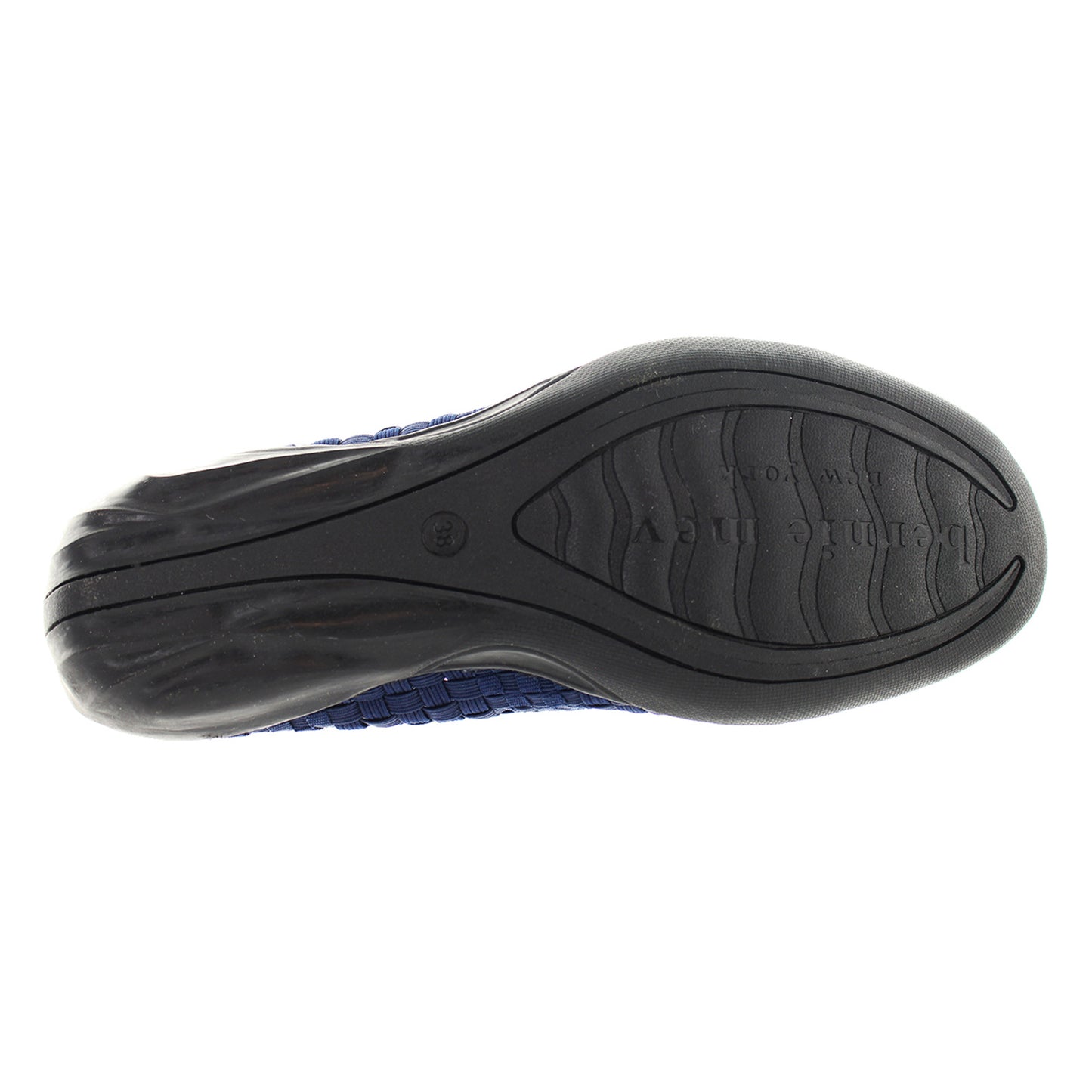 Peltz Shoes Women's Bernie Mev Cuddly Slip-On NAVY CUDDLY NAV
