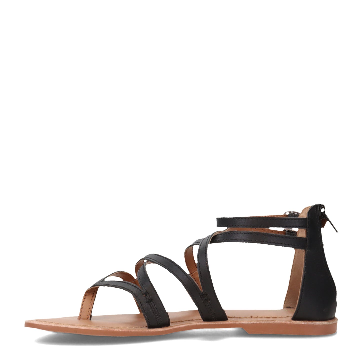 Peltz Shoes Women's Crevo Heather Sandal BLACK CW1325-001