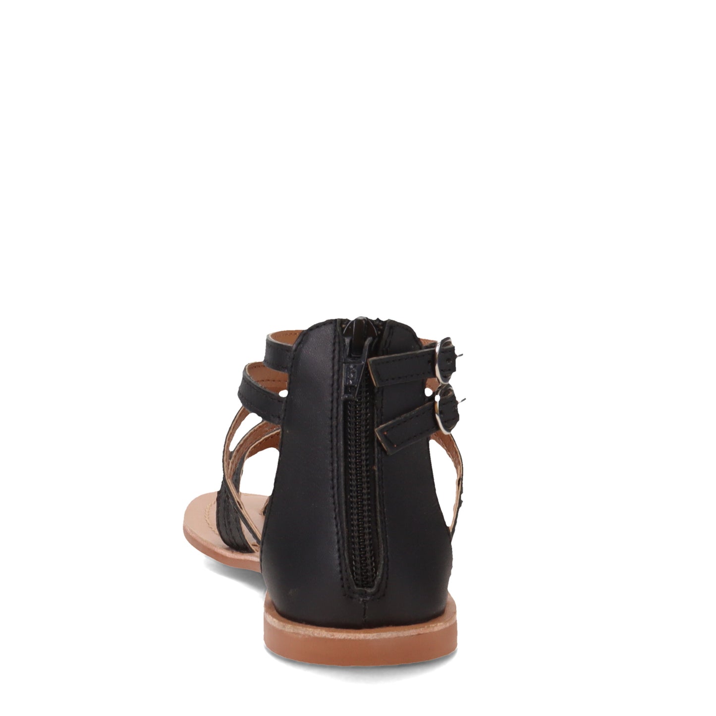 Peltz Shoes Women's Crevo Heather Sandal BLACK CW1325-001