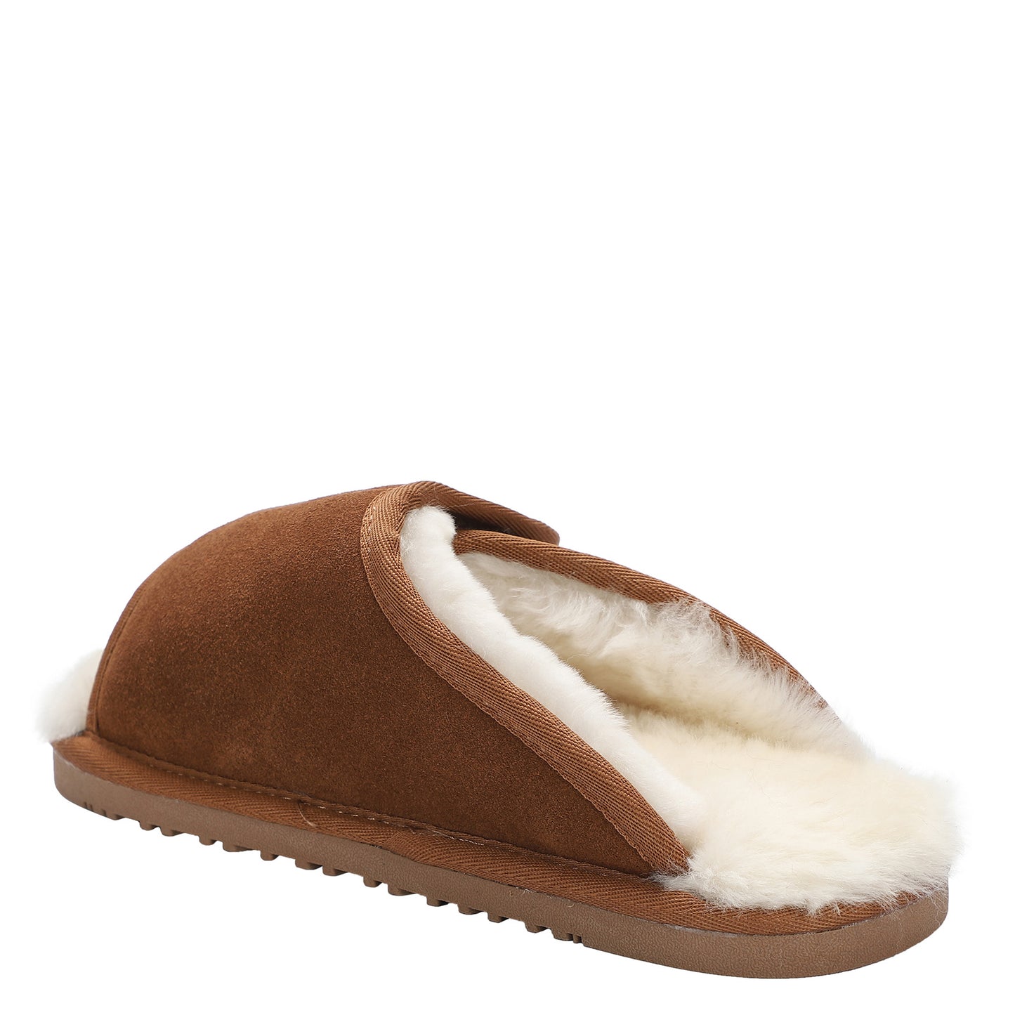 Peltz Shoes Women's Lamo APMA Slide Wrap Slipper CHESTNUT CW2338-CNT