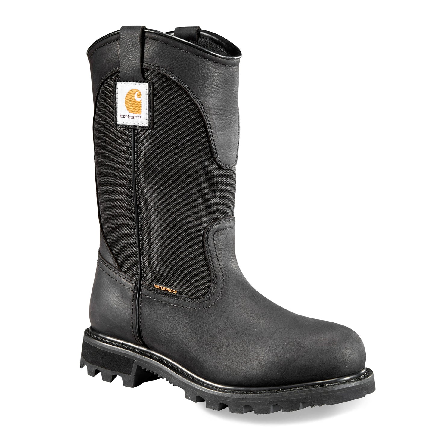 Peltz Shoes Women's Carhartt Traditional Welt WP 10in Soft Toe Wellington Boot BLACK CWP1151