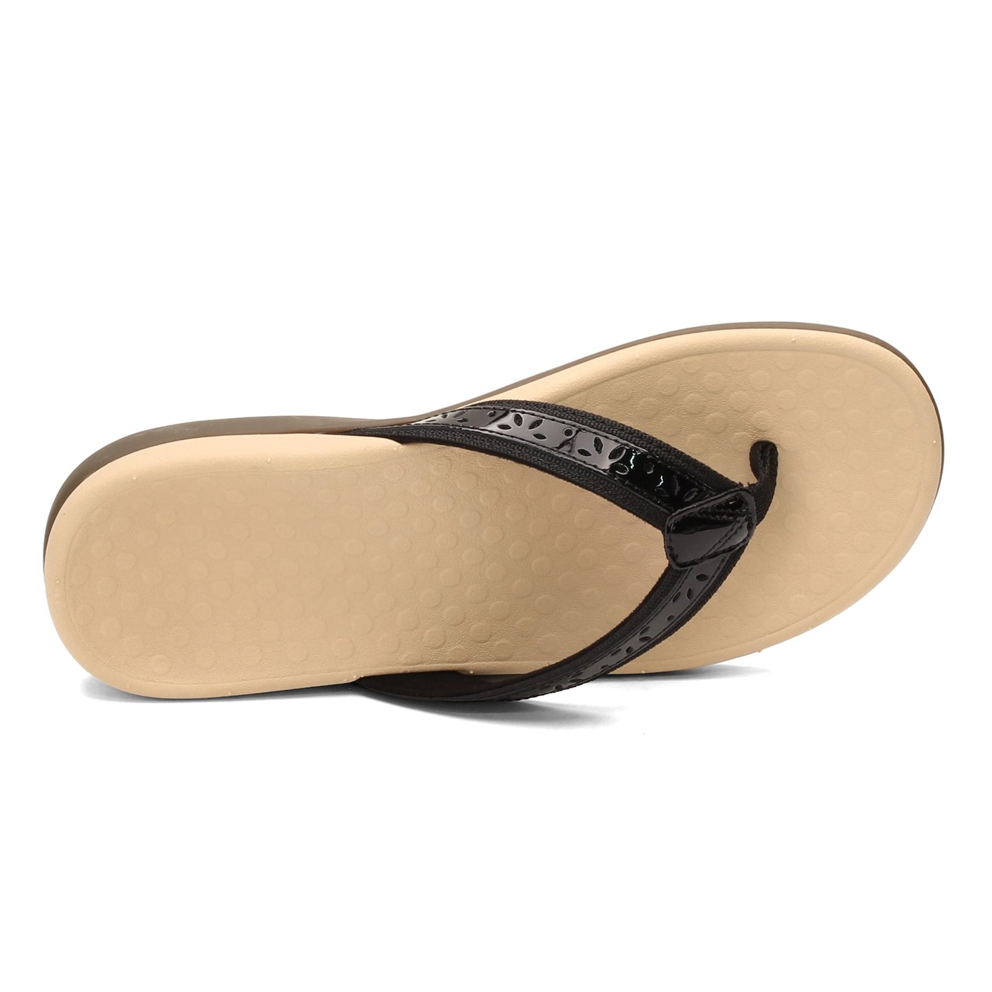 Peltz Shoes Women's Vionic Casandra Sandal BLACK CASANDRA-BLK