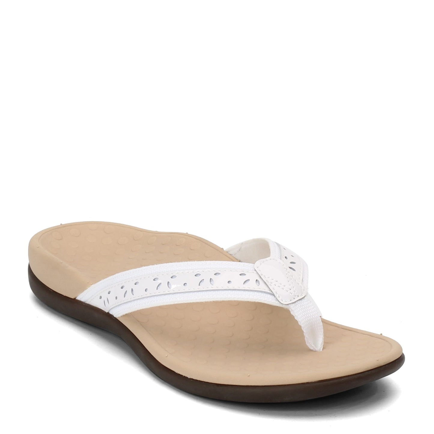 Peltz Shoes Women's Vionic Casandra Sandal WHITE CASANDRA-WHT