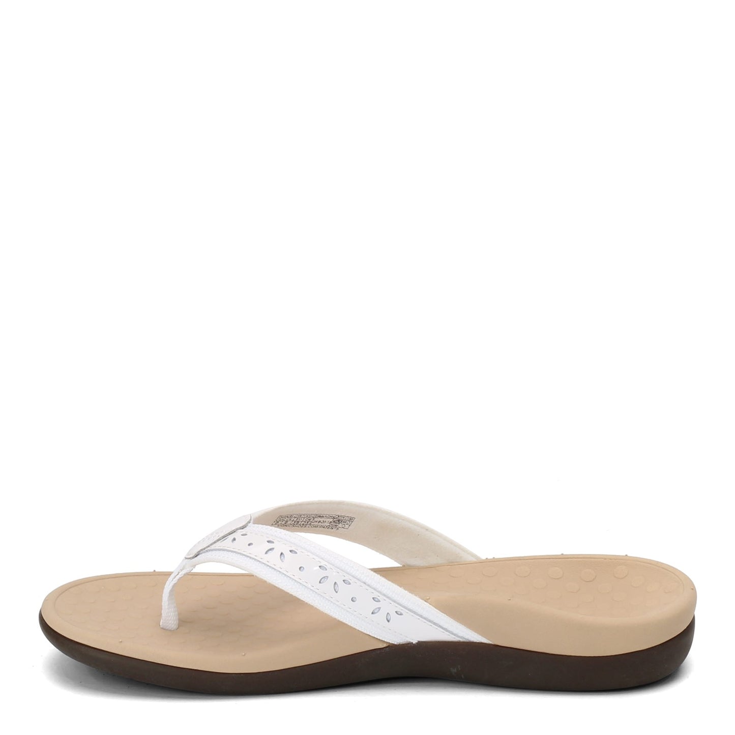 Peltz Shoes Women's Vionic Casandra Sandal WHITE CASANDRA-WHT