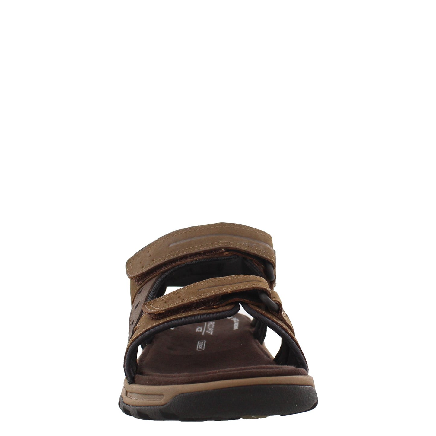 Peltz Shoes Men's Rockport Trail Technique Adjustable Sandal BROWN CH0648