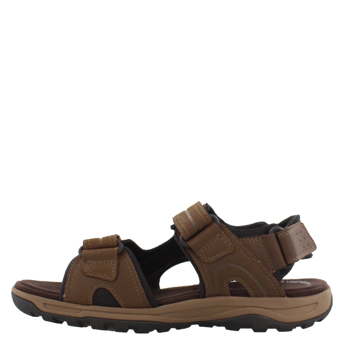 Peltz Shoes Men's Rockport Trail Technique Adjustable Sandal BROWN CH0648