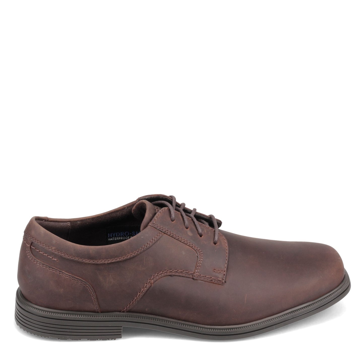 Peltz Shoes Men's Rockport Robinsyn Waterproof Plain Toe Oxford TAN CI3076