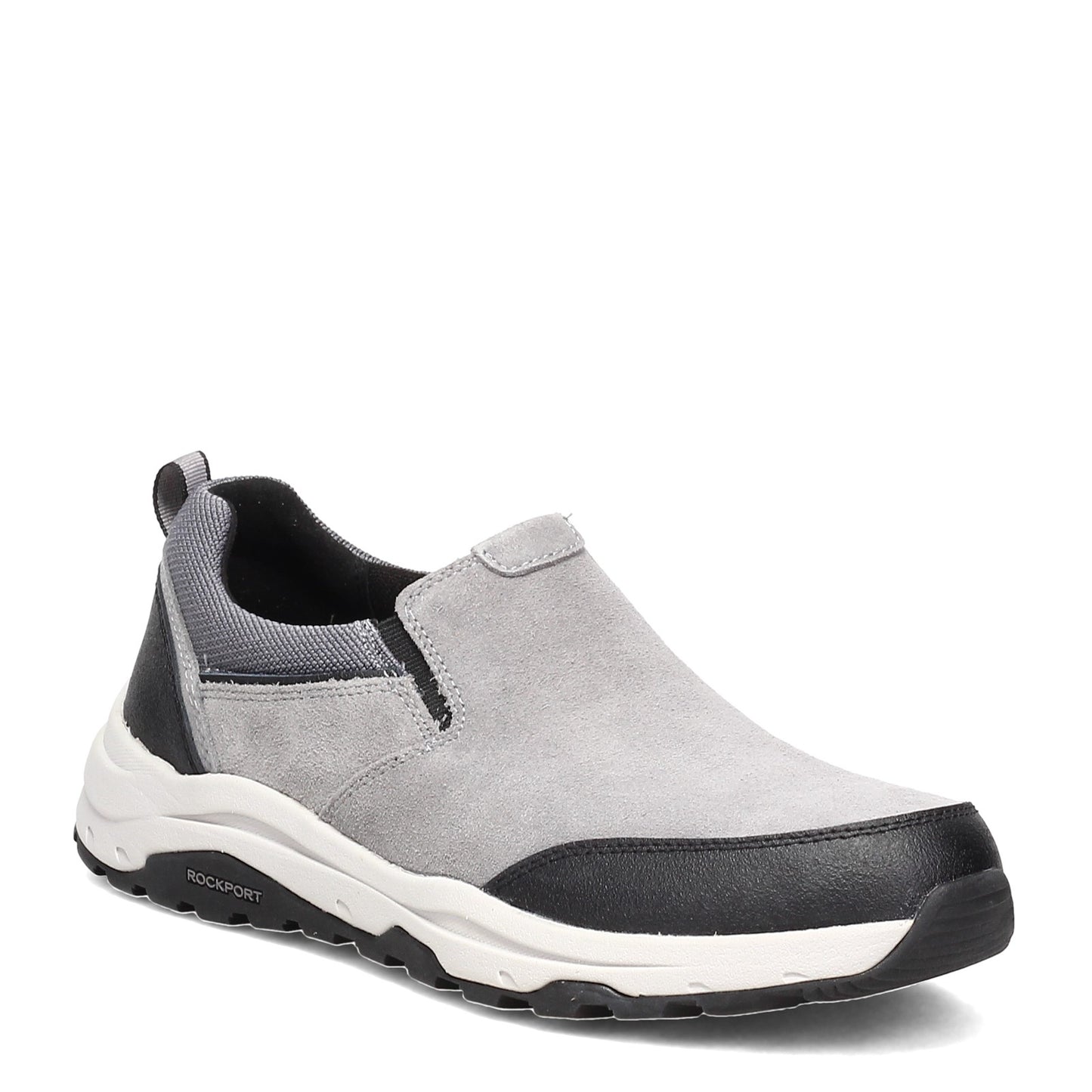 Peltz Shoes Men's Rockport Birchfield Slip-On Walking Shoe GRAY CI5245