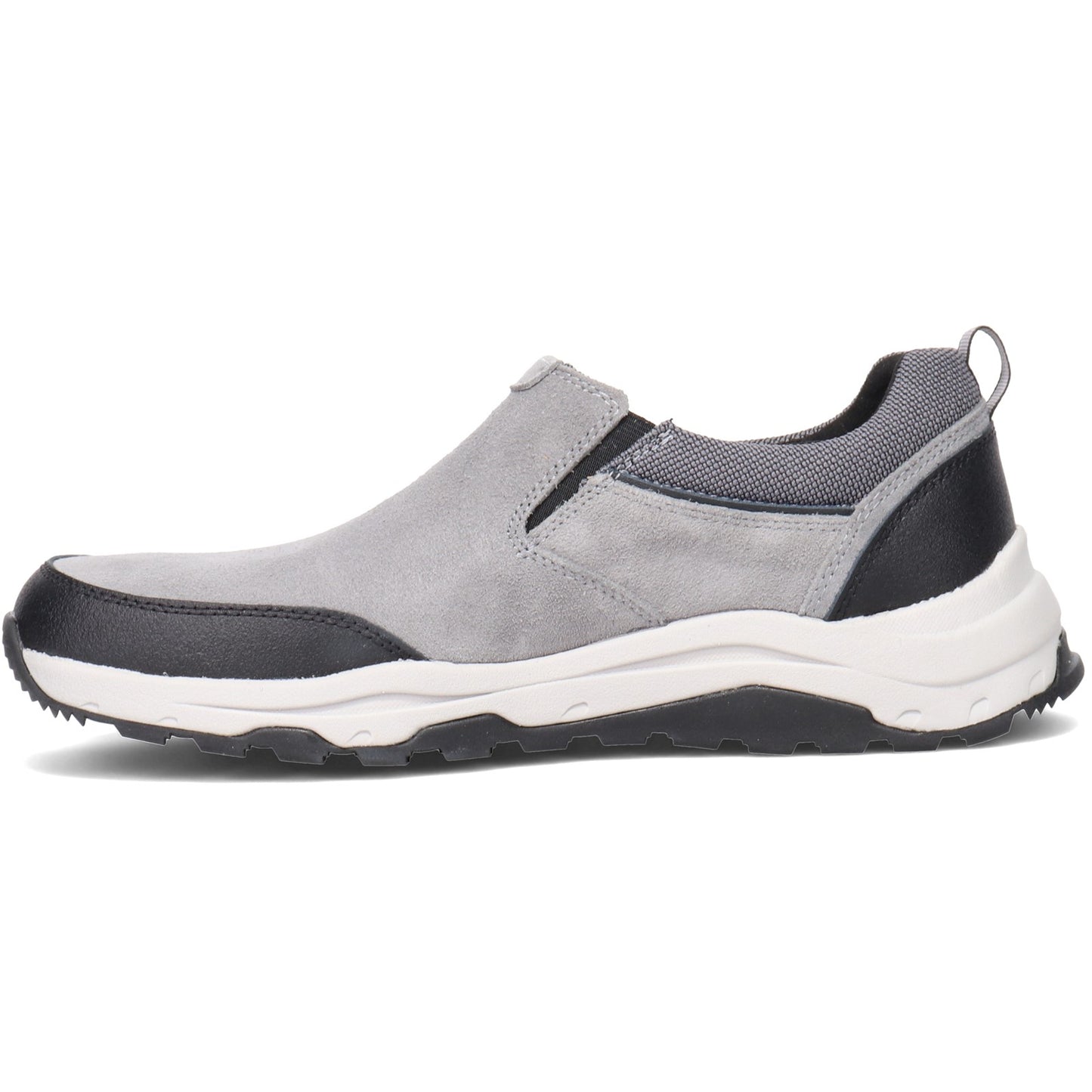 Peltz Shoes Men's Rockport Birchfield Slip-On Walking Shoe GRAY CI5245