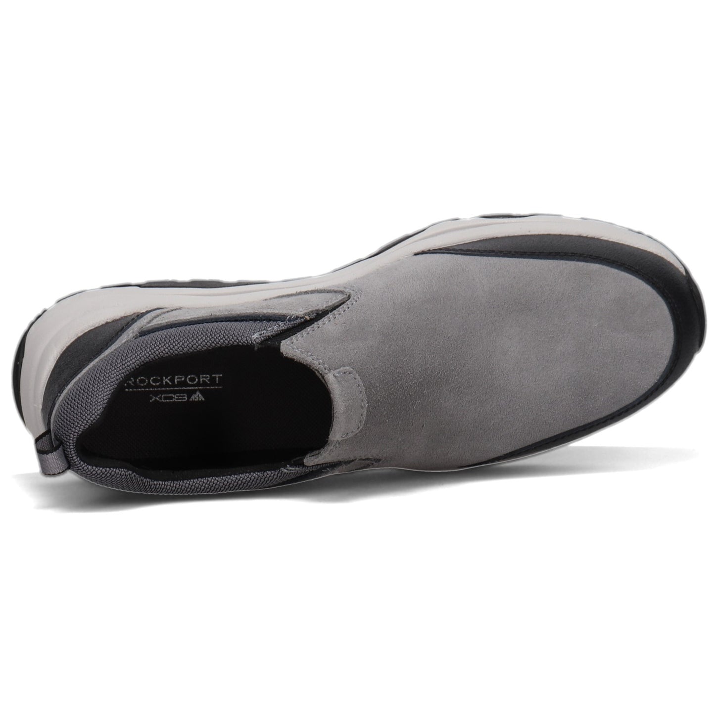 Peltz Shoes Men's Rockport Birchfield Slip-On Walking Shoe GRAY CI5245
