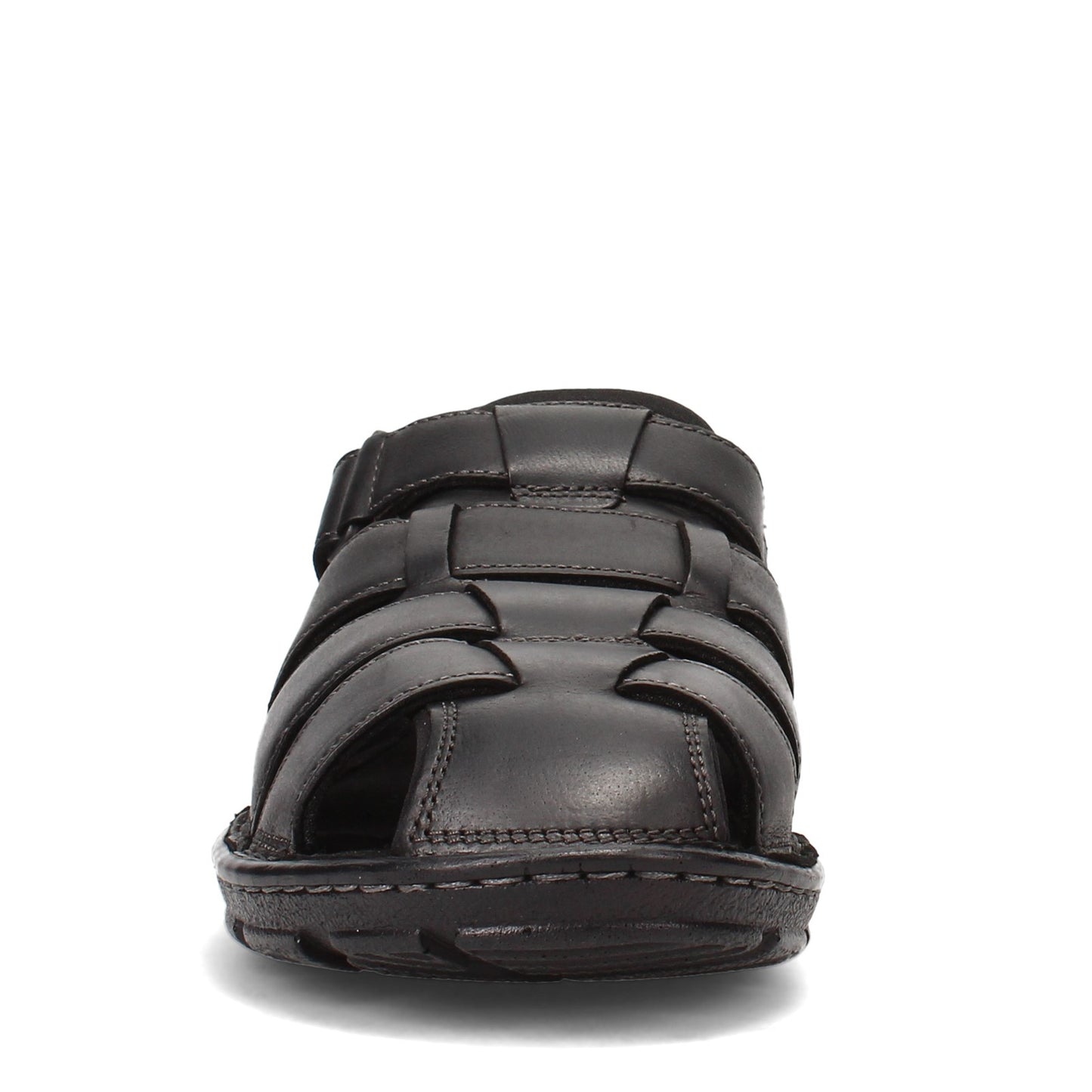 Peltz Shoes Men's Rockport Darwyn Fisherman Sandal BLACK CI5688