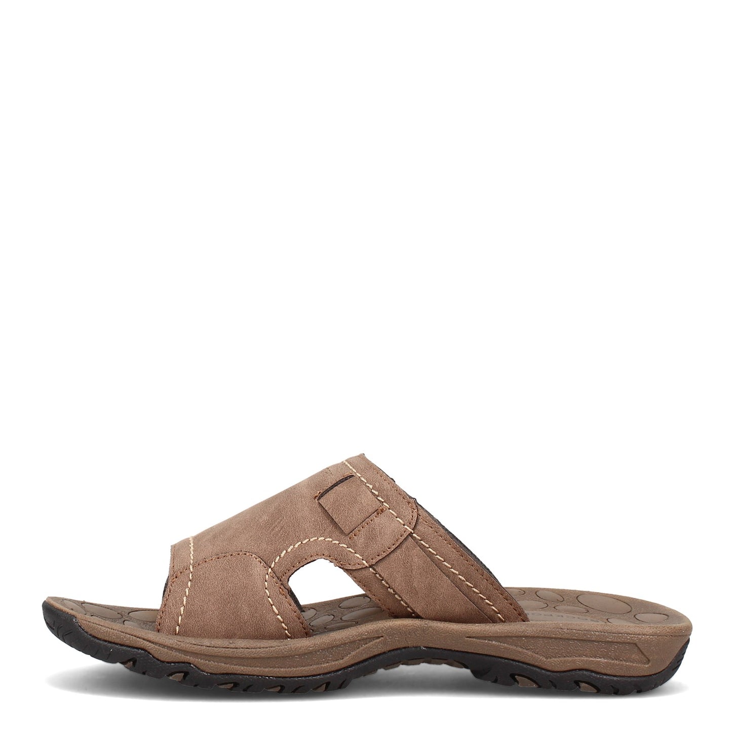 Peltz Shoes Men's Rockport Hayes Slide Sandal TAUPE CI7161